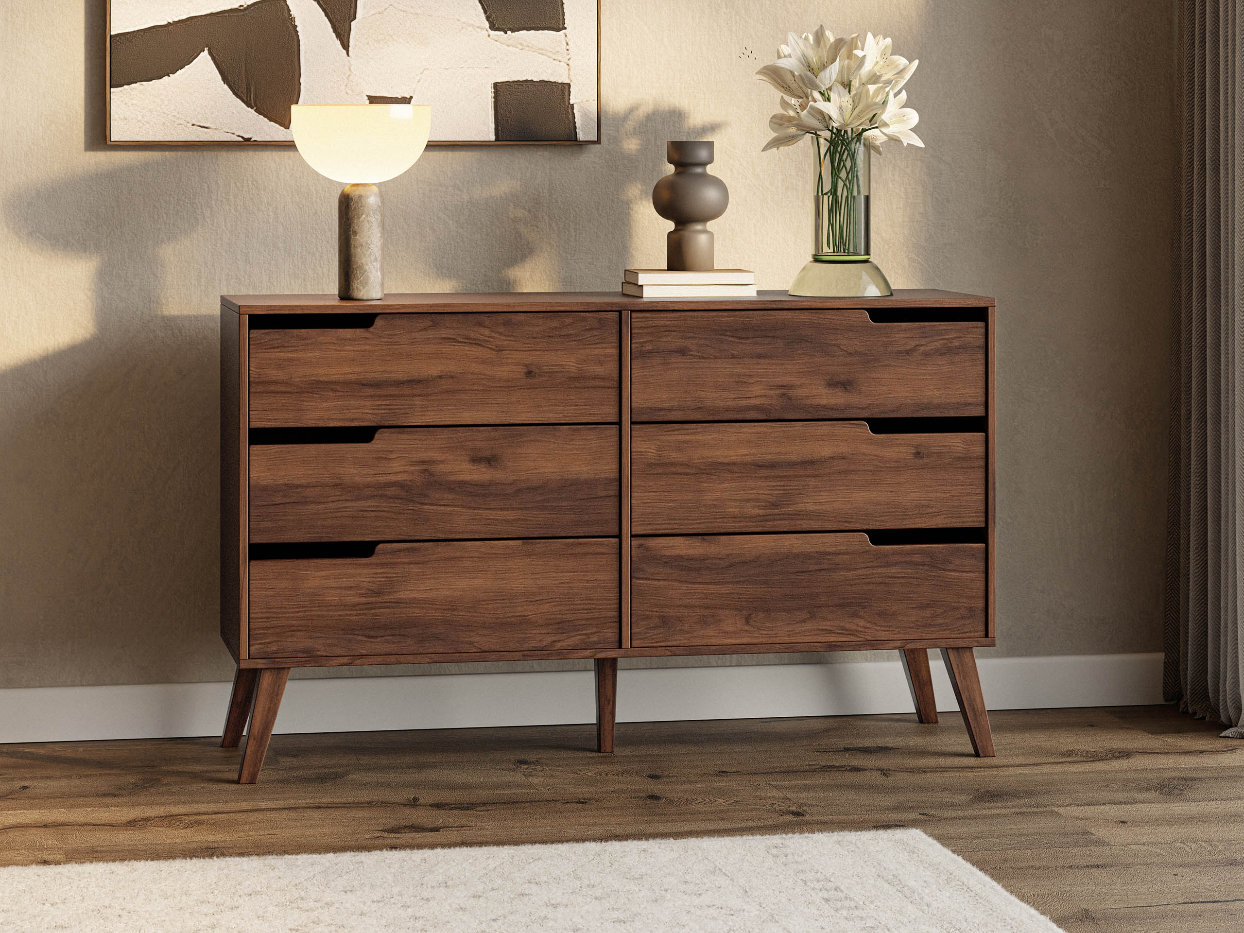 Chest of drawers Otis II (Walnut)