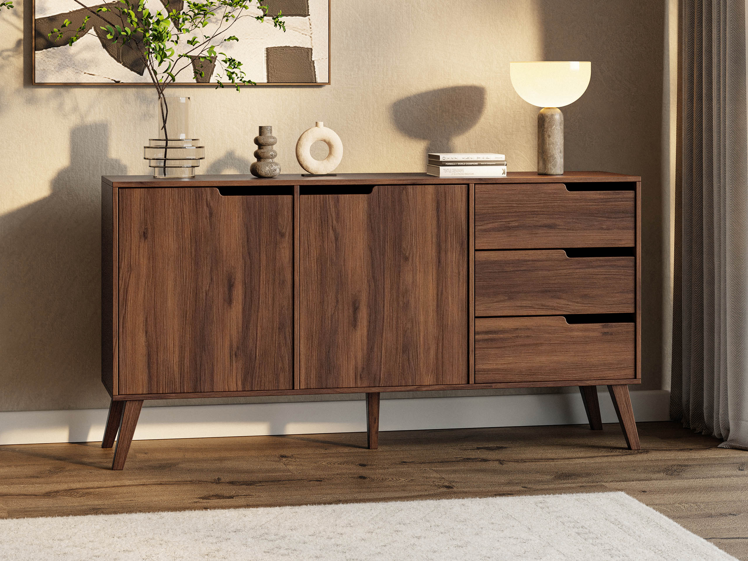 Chest of drawers Otis (Walnut)