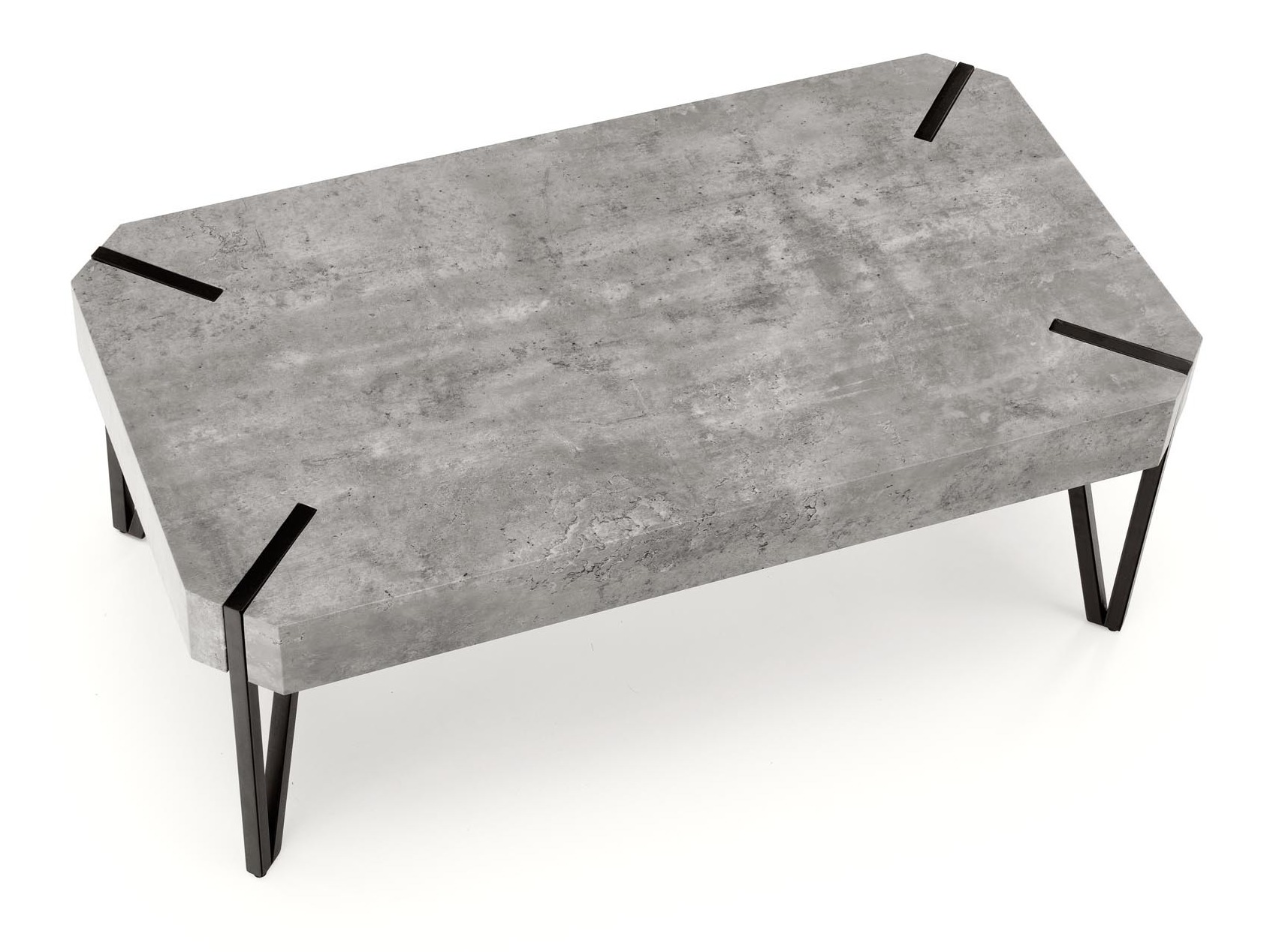 Coffee table Houston 303 (Concrete + Black)