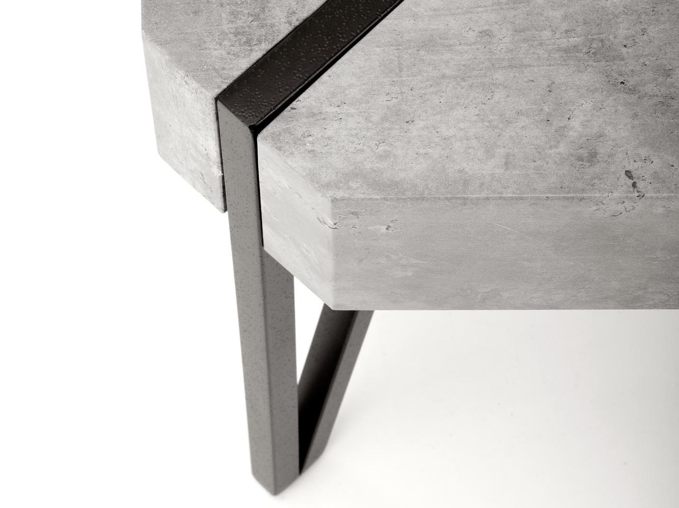 Coffee table Houston 303 (Concrete + Black)