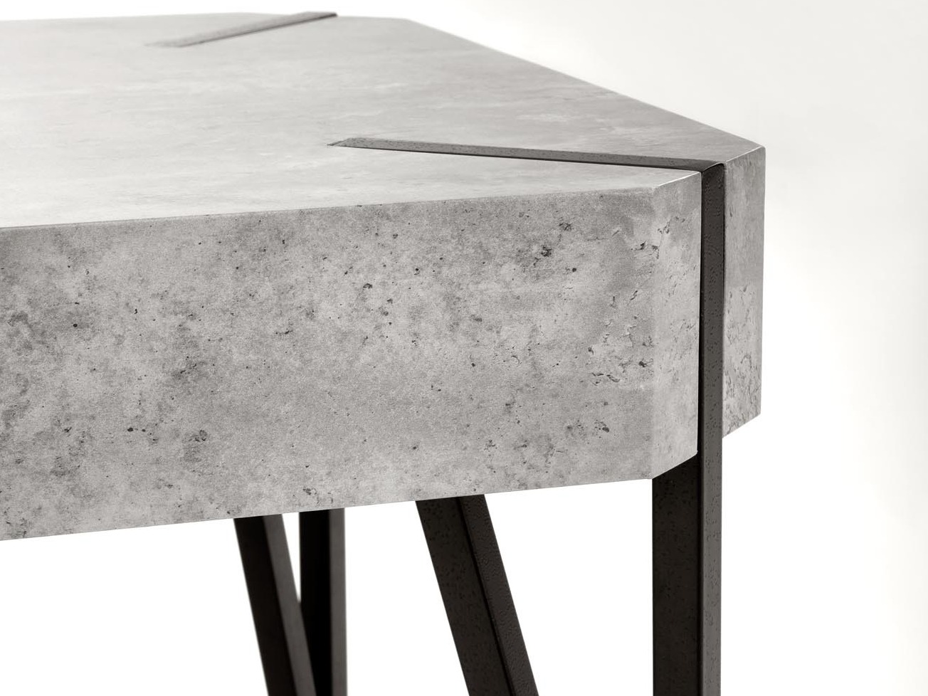 Coffee table Houston 303 (Concrete + Black)