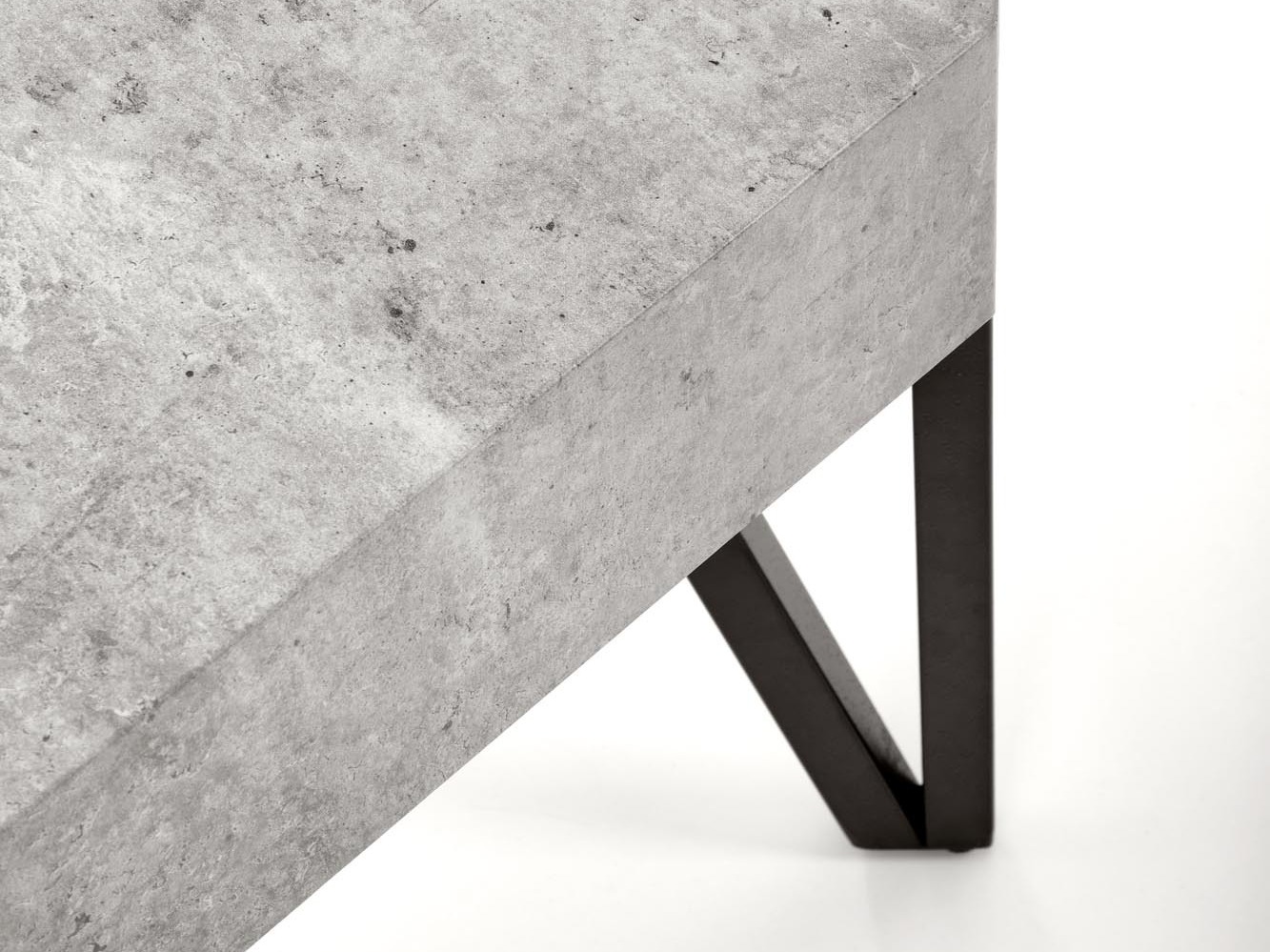 Coffee table Houston 303 (Concrete + Black)