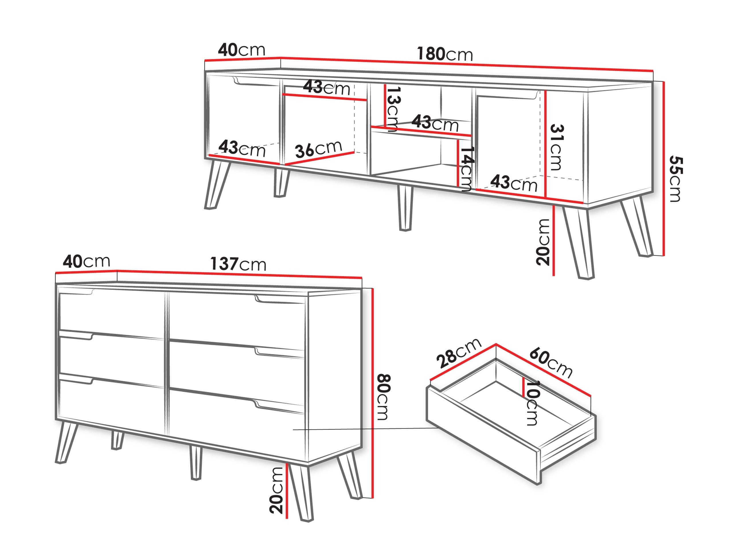 Living room set Otis I (Cashmere)