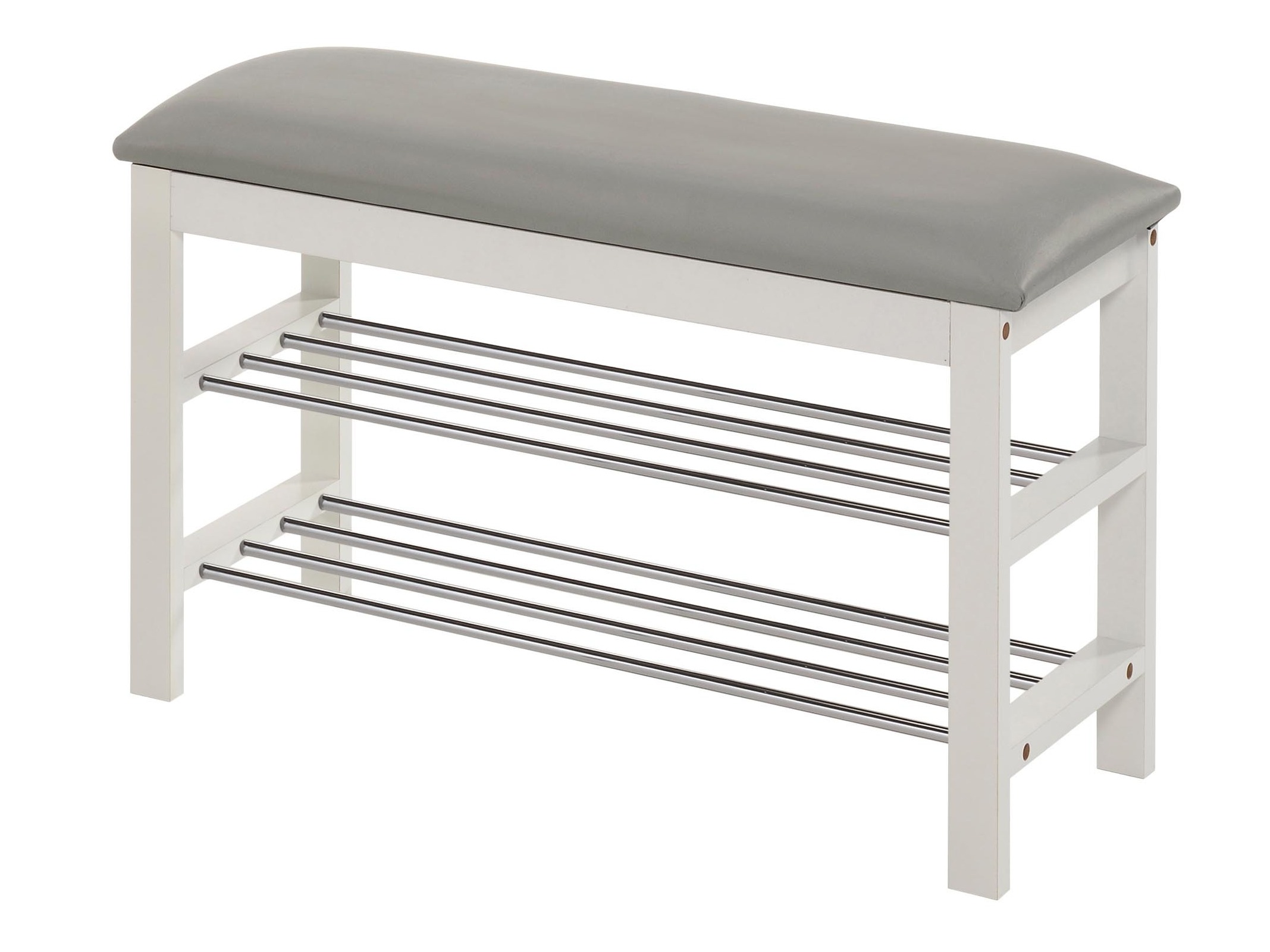 Shoe shelf Houston 967 (White + Grey)