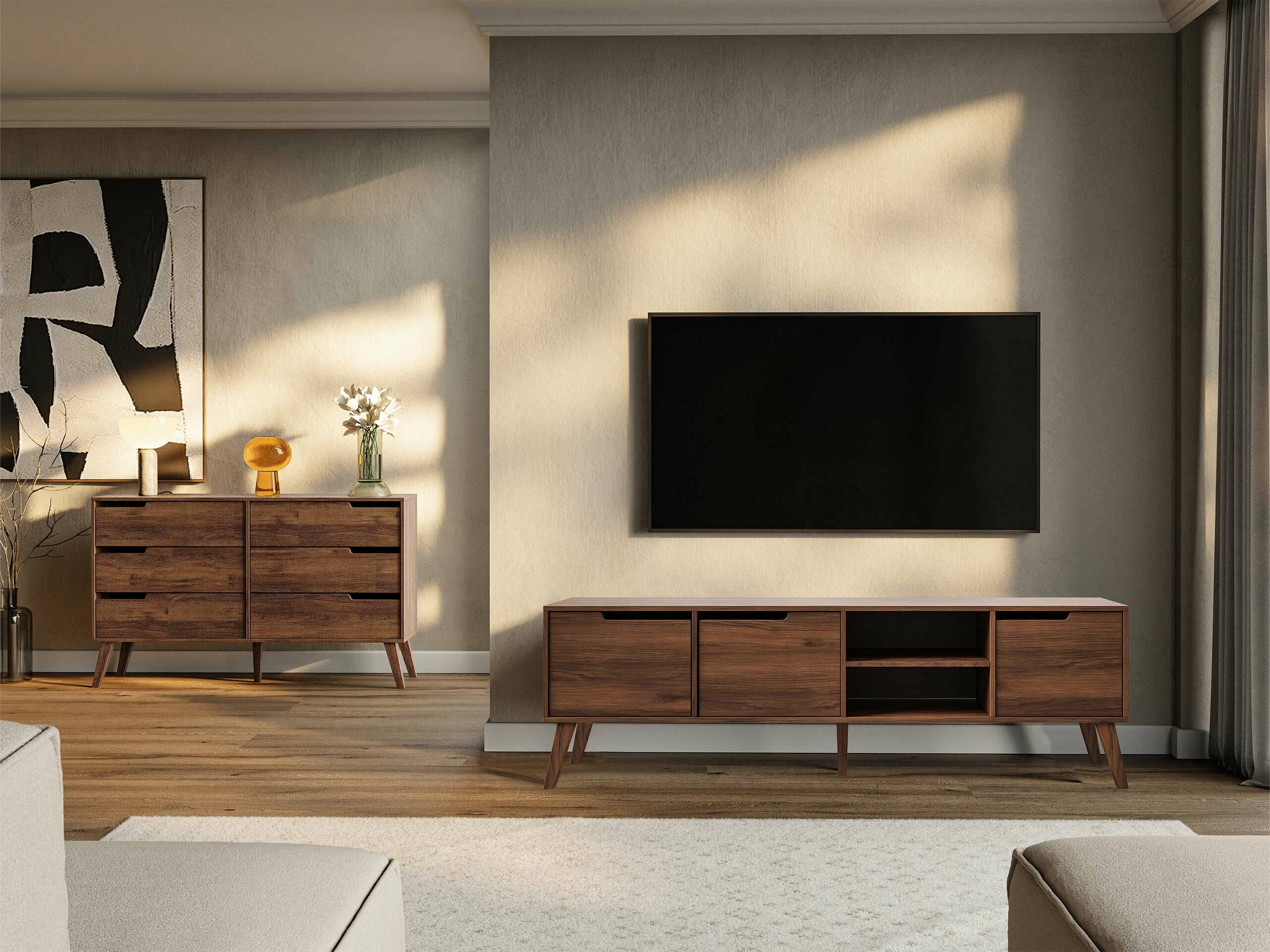TV stand Otis II (Walnut)