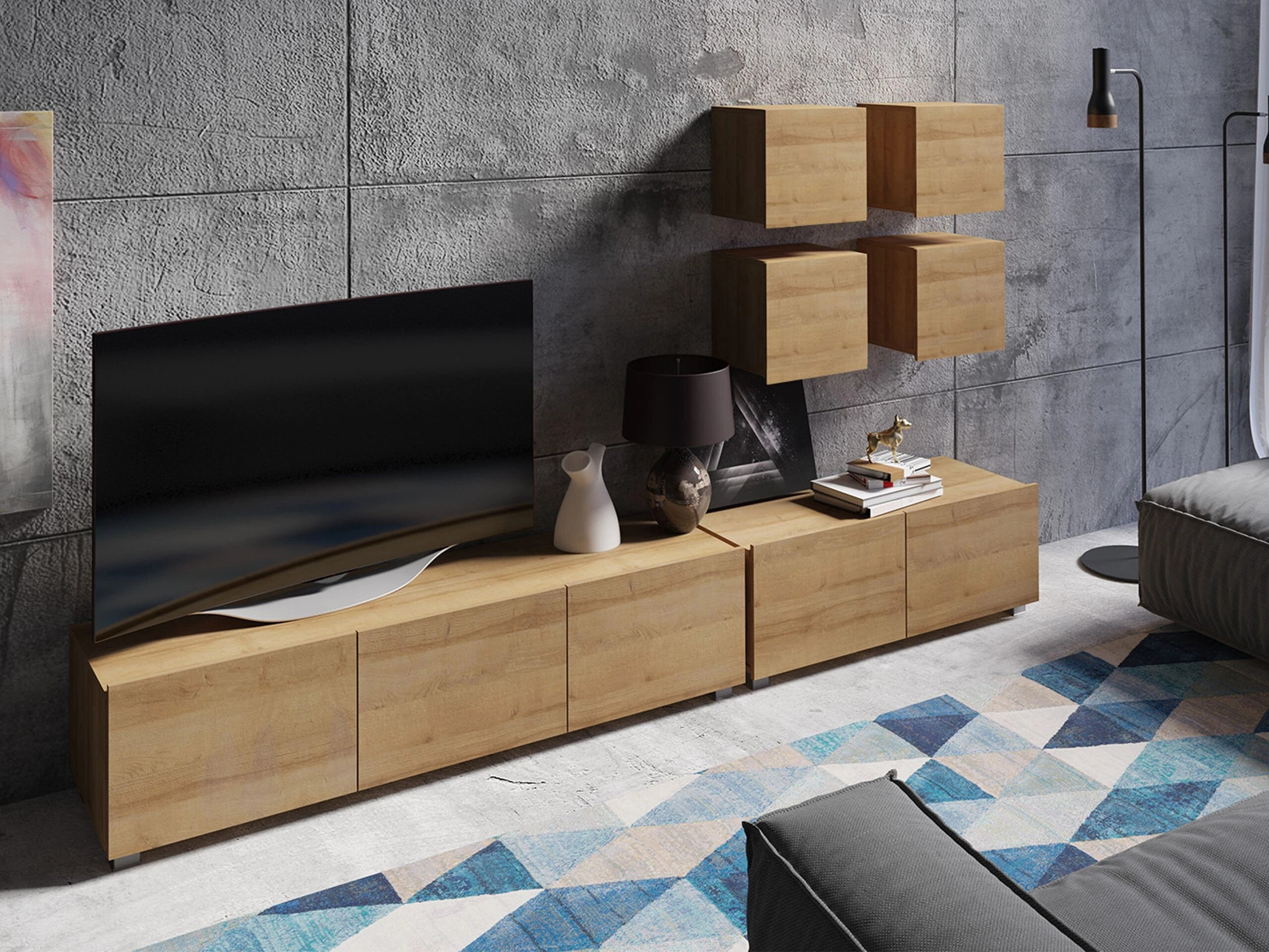TV stand Remus I (Golden oak)
