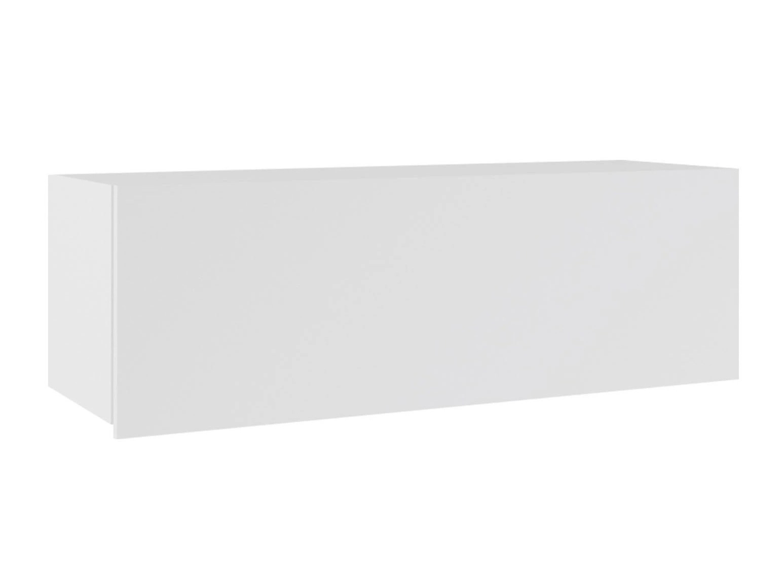 Wall cabinet Remus (White + Glossy white)