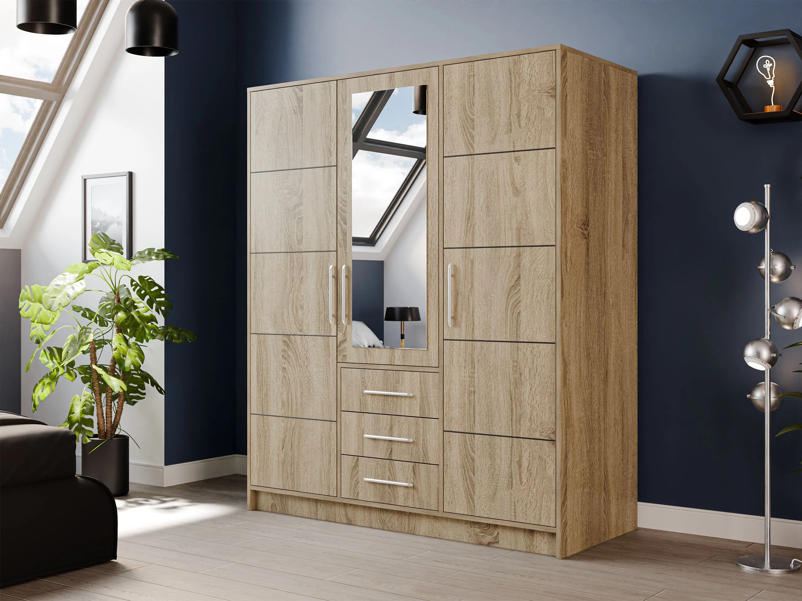 Wardrobe Dortivu II (Sonoma oak)