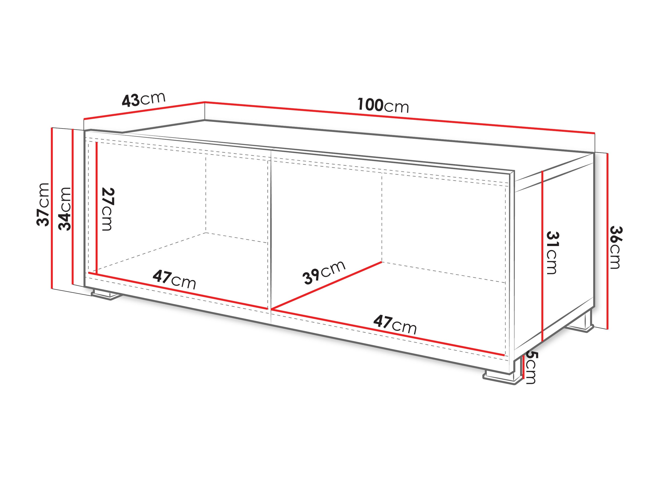 TV stand Remus I (Cashmere)