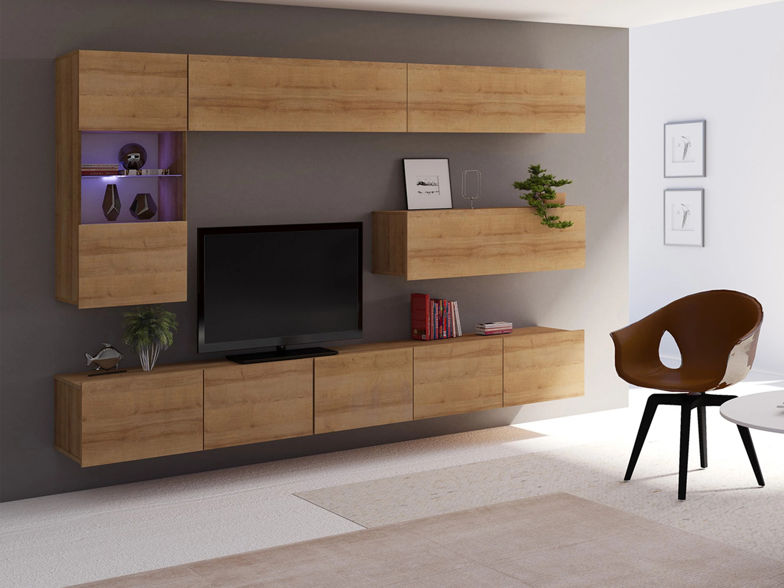 Living room set Remus IV (Golden oak)