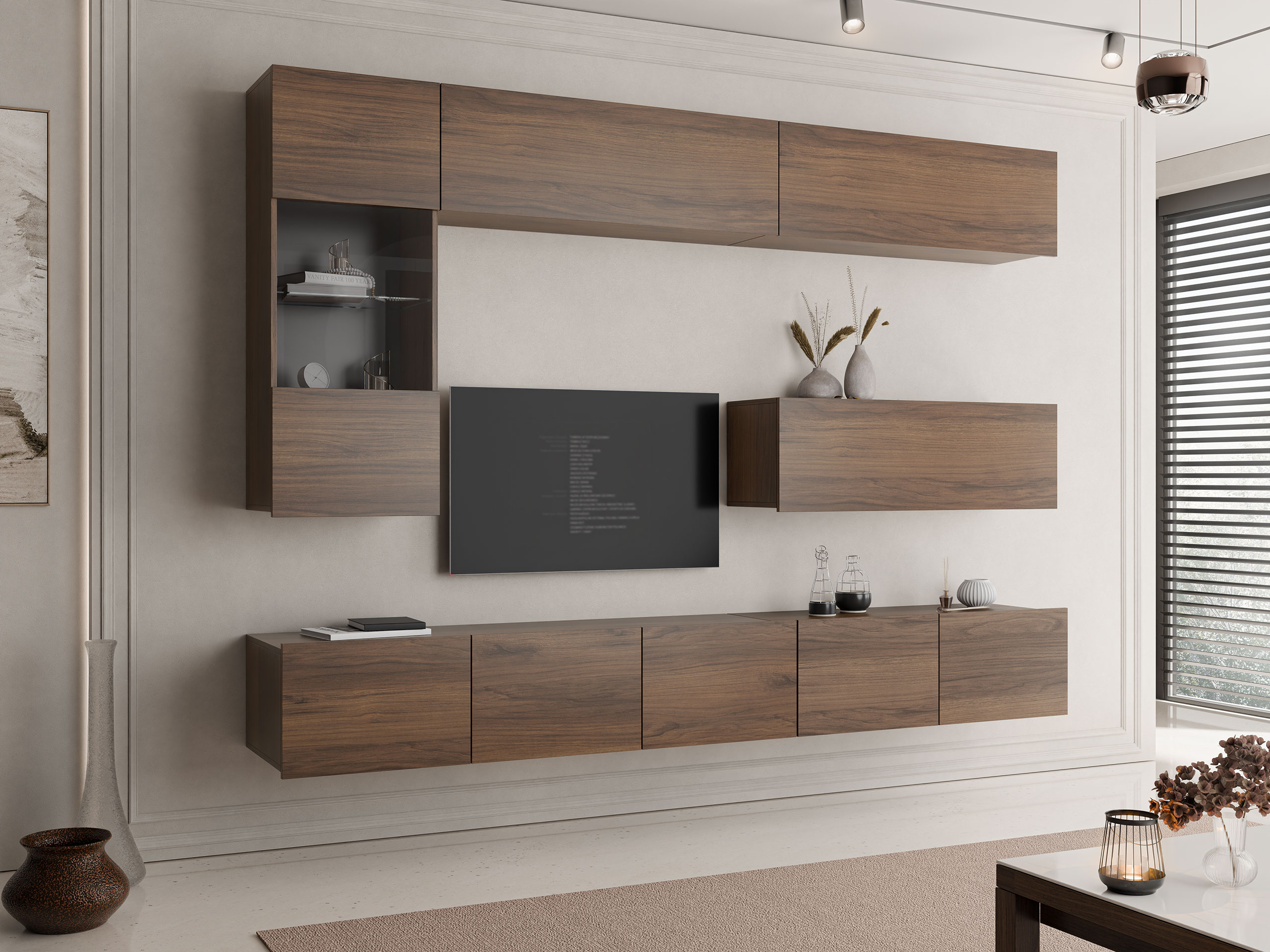 Living room set Remus IV (Walnut)