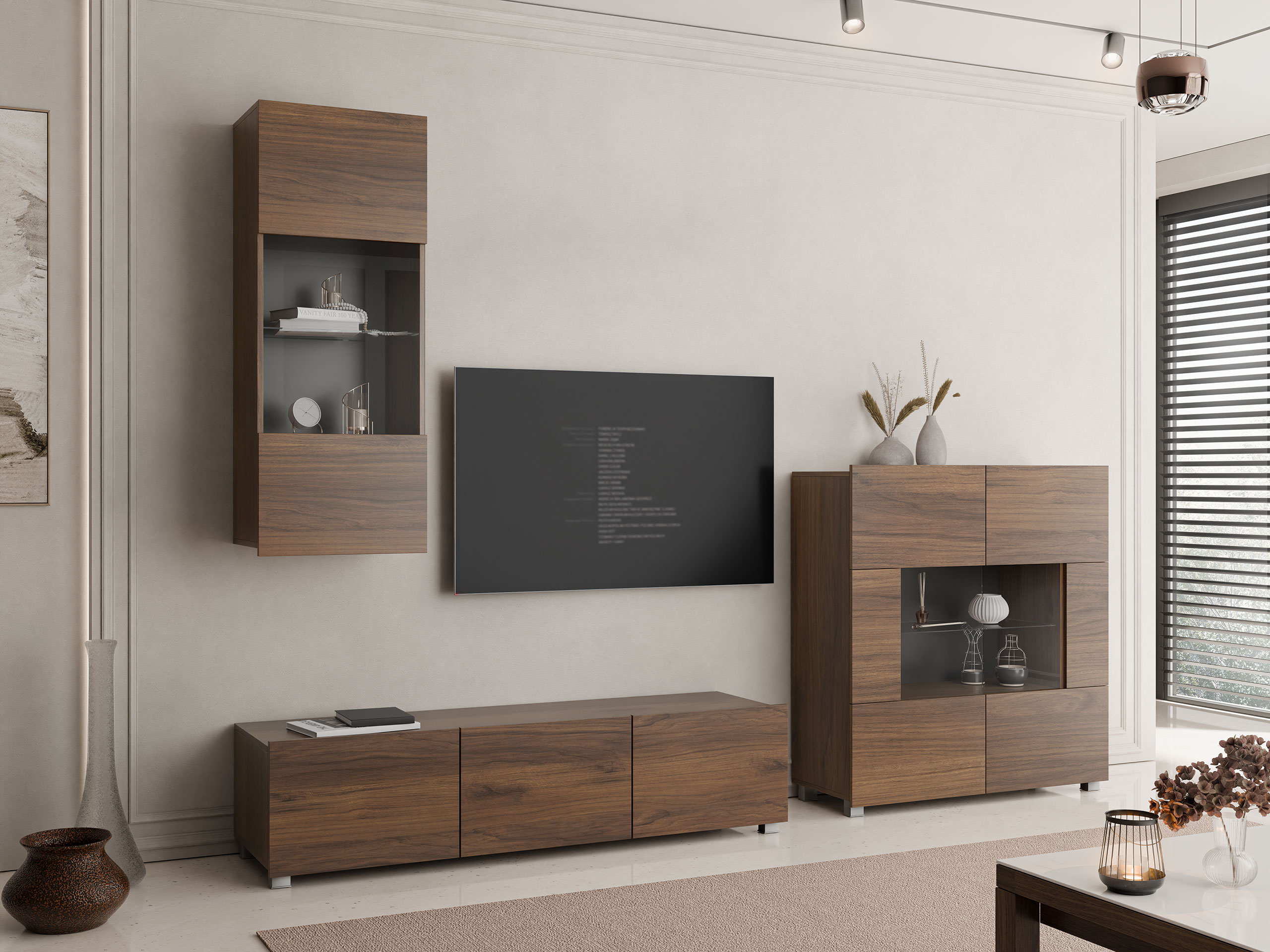 Living room set Remus VII (Walnut)
