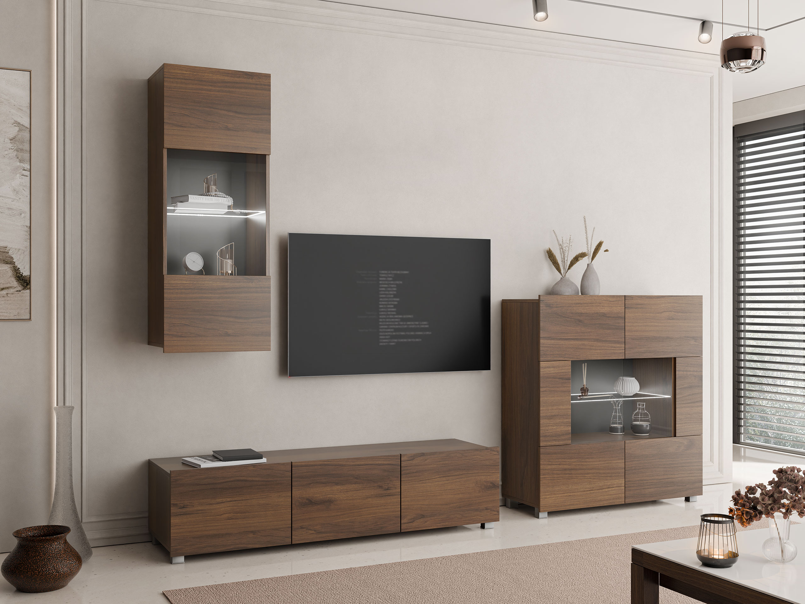 Living room set Remus VII (Walnut)