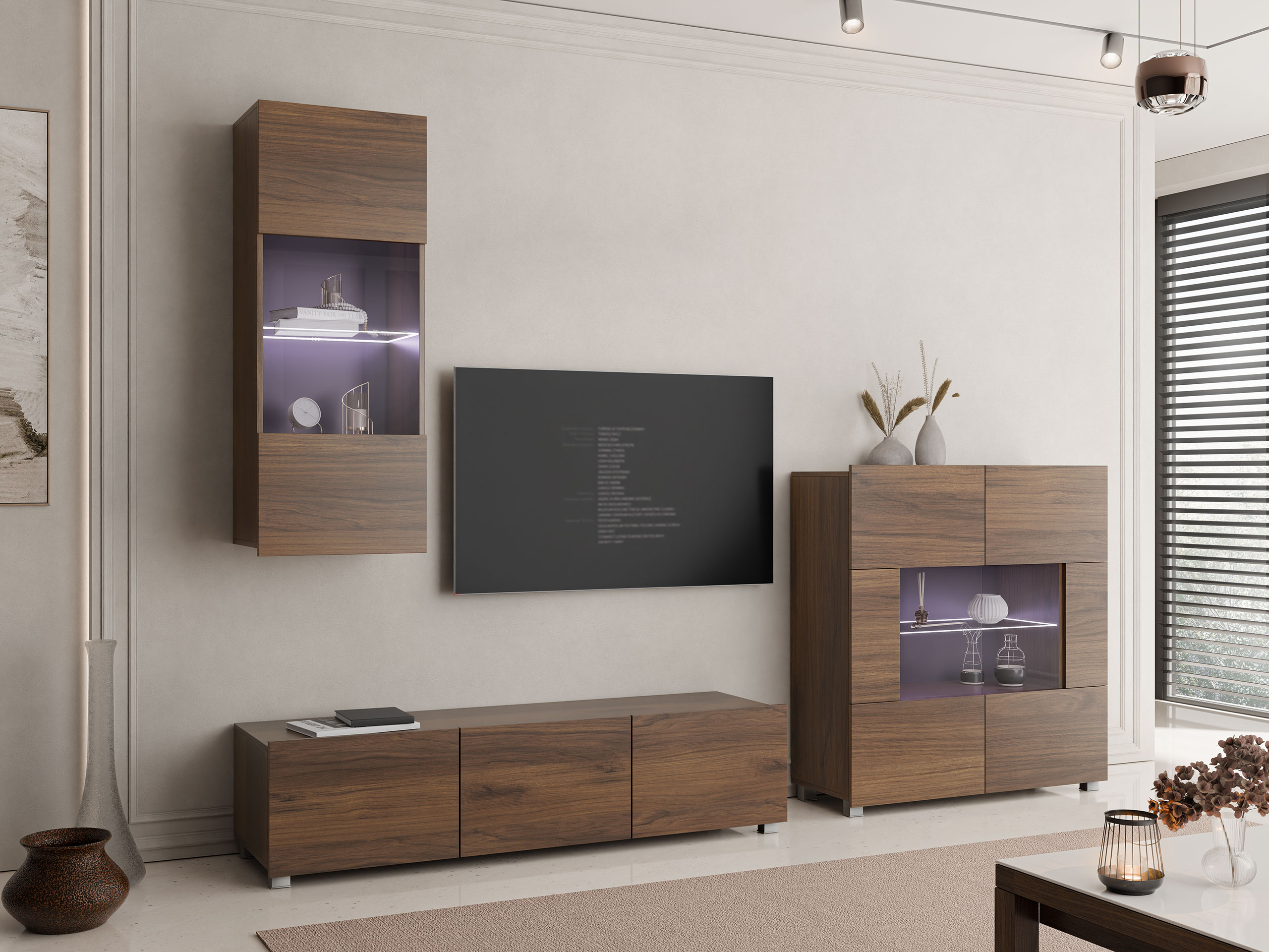 Living room set Remus VII (Walnut)