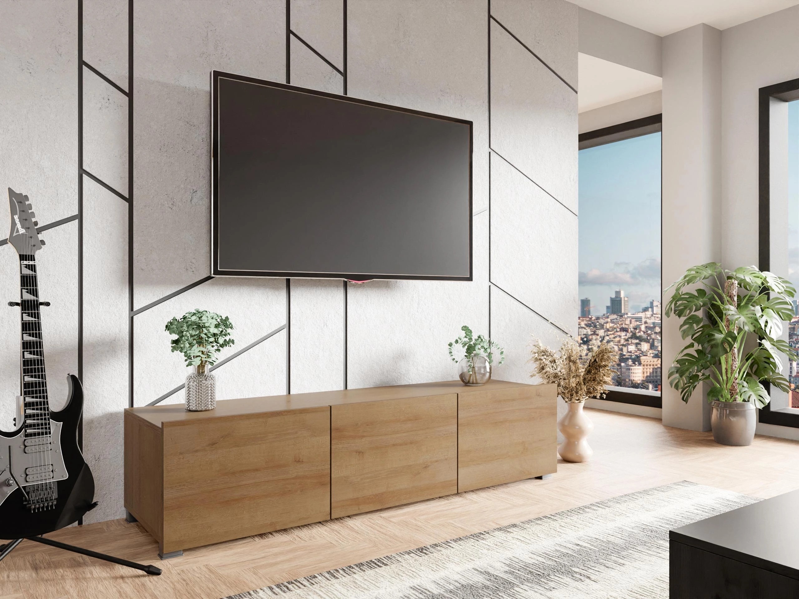 TV stand Remus (Golden oak)