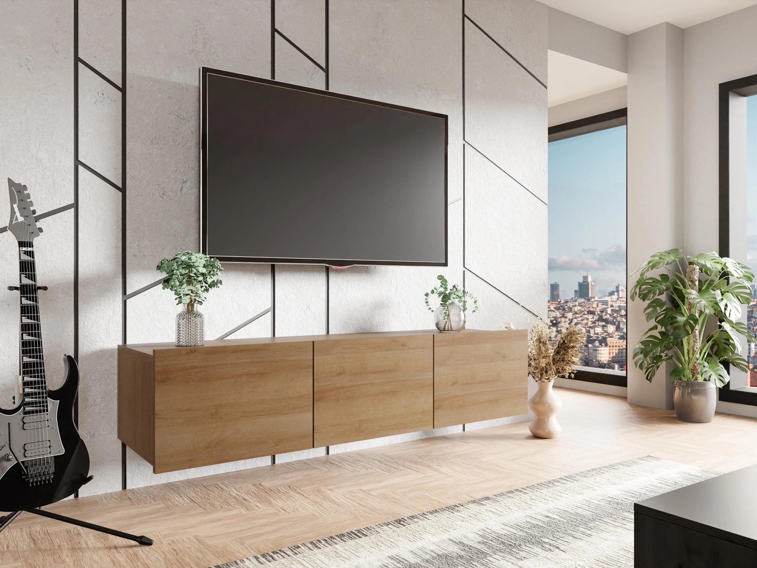 TV stand Remus (Golden oak)