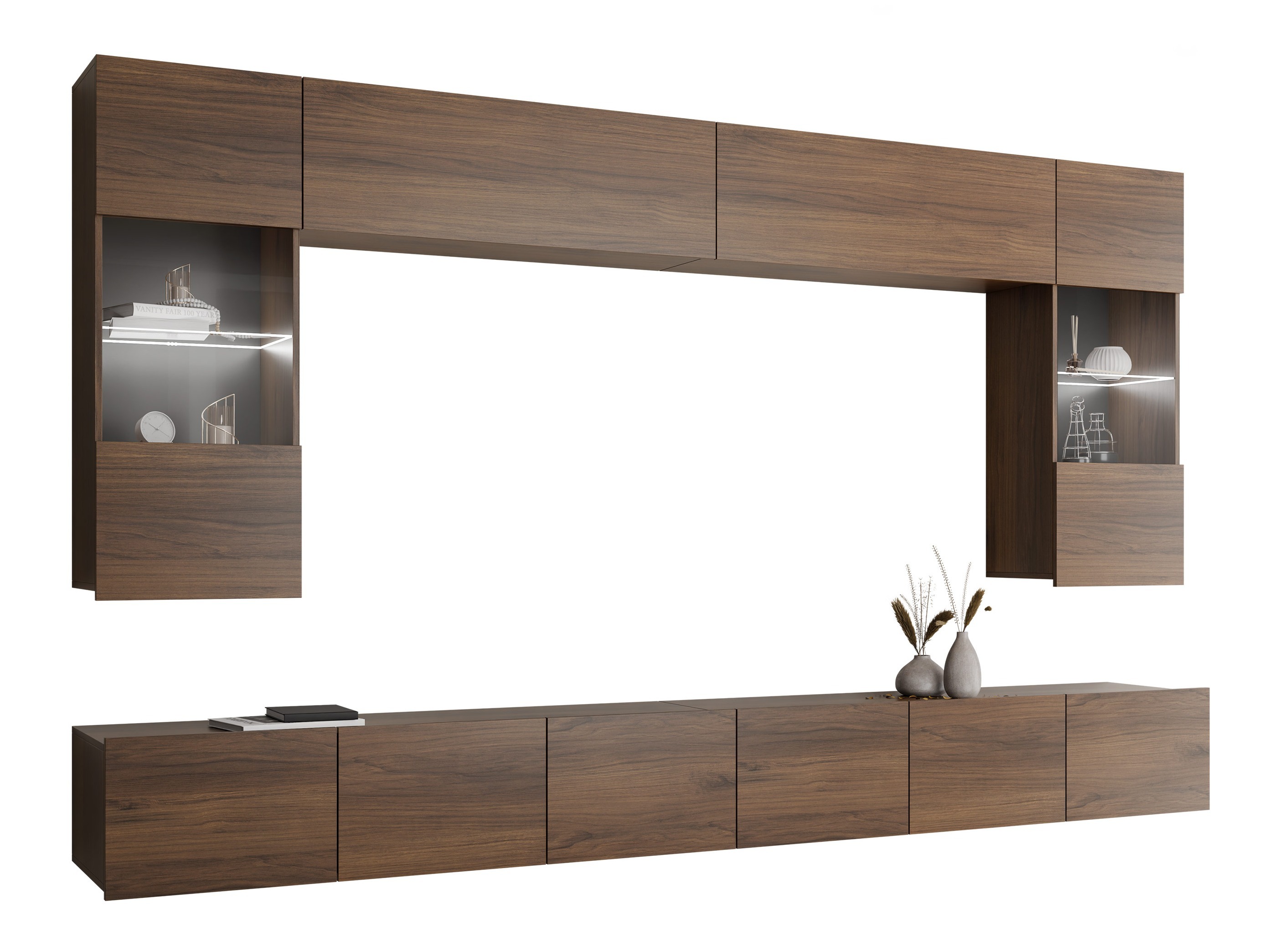 Living room set Remus I (Walnut)