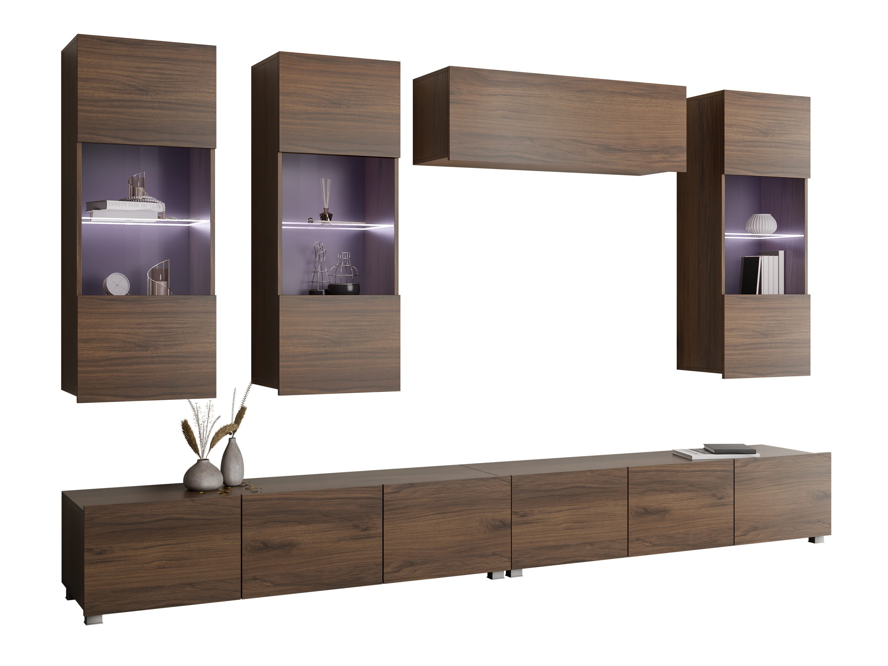 Living room set Remus V (Walnut)