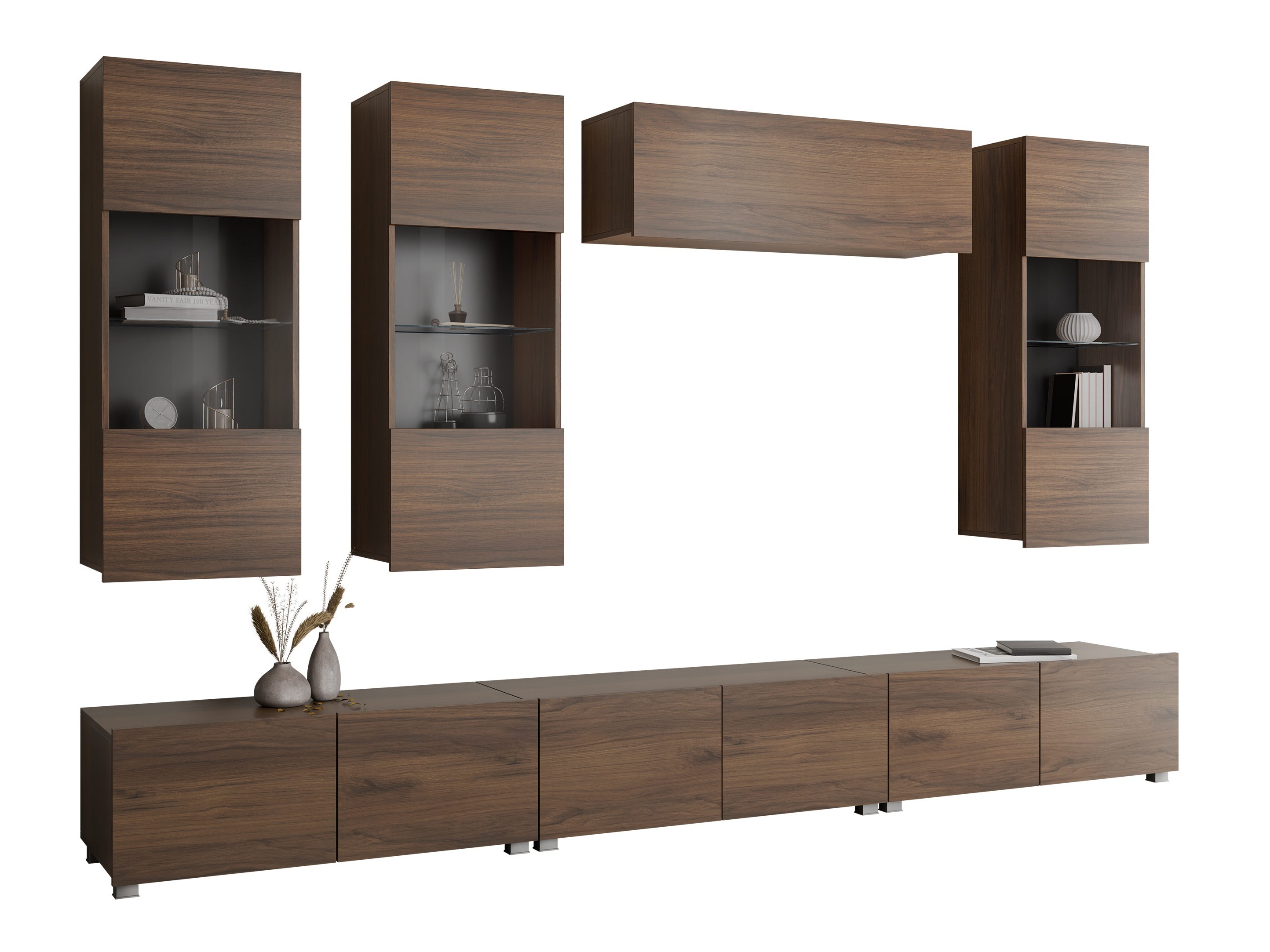 Living room set Remus XI (Walnut)