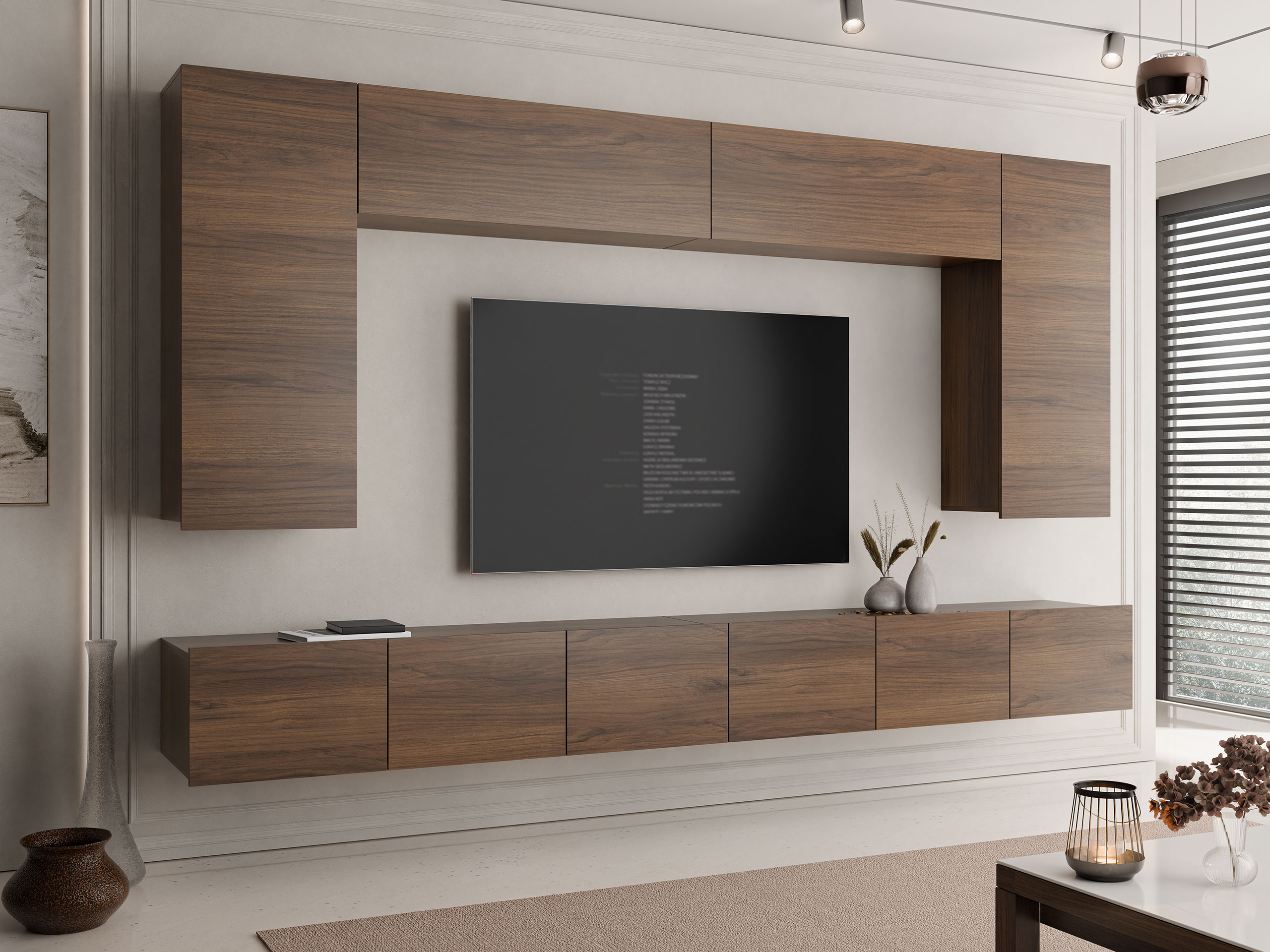 Living room set Remus XIII (Walnut)