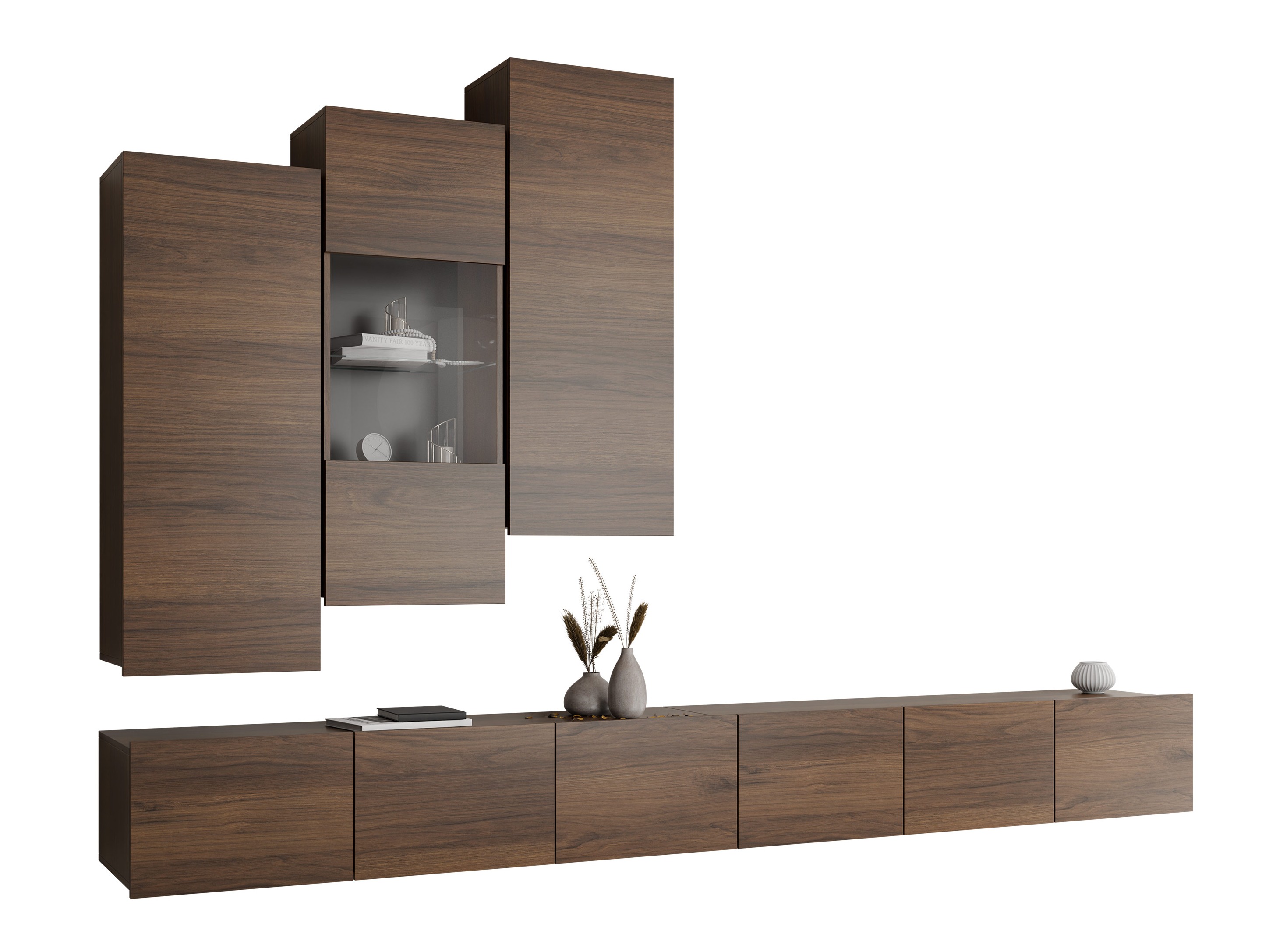 Living room set Remus XVII (Walnut)