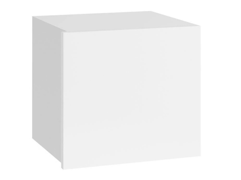 Wall cabinet Remus II (White + Glossy white)