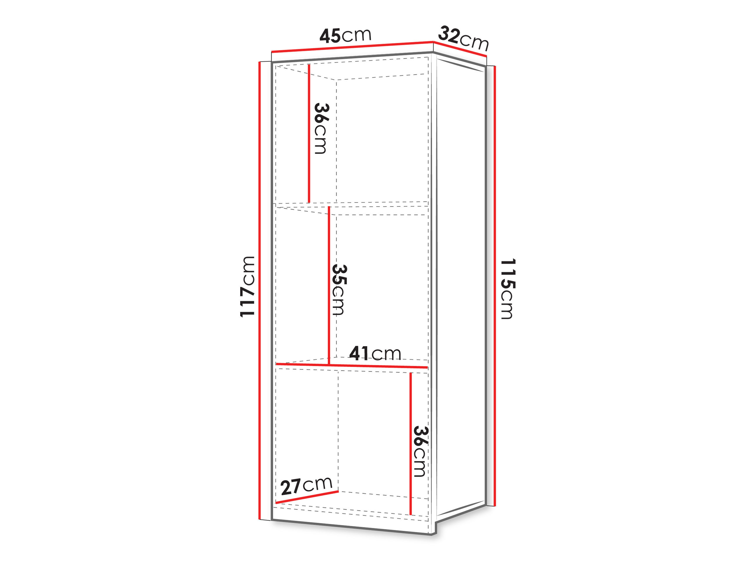 Wall cabinet Remus III (Golden oak)
