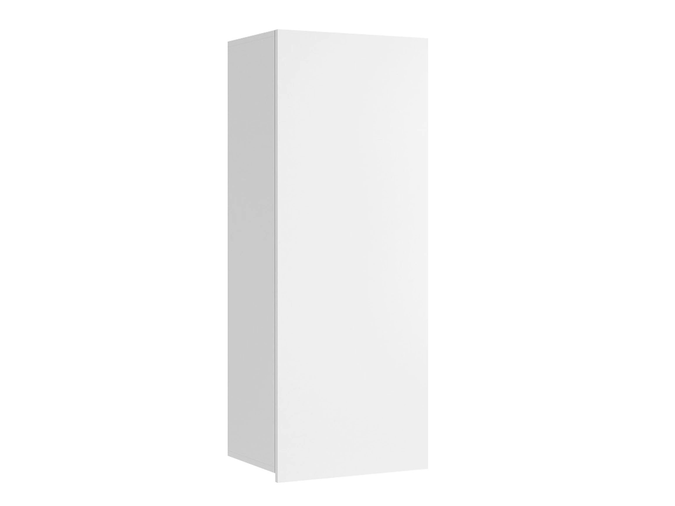 Wall cabinet Remus III (White + Glossy white)