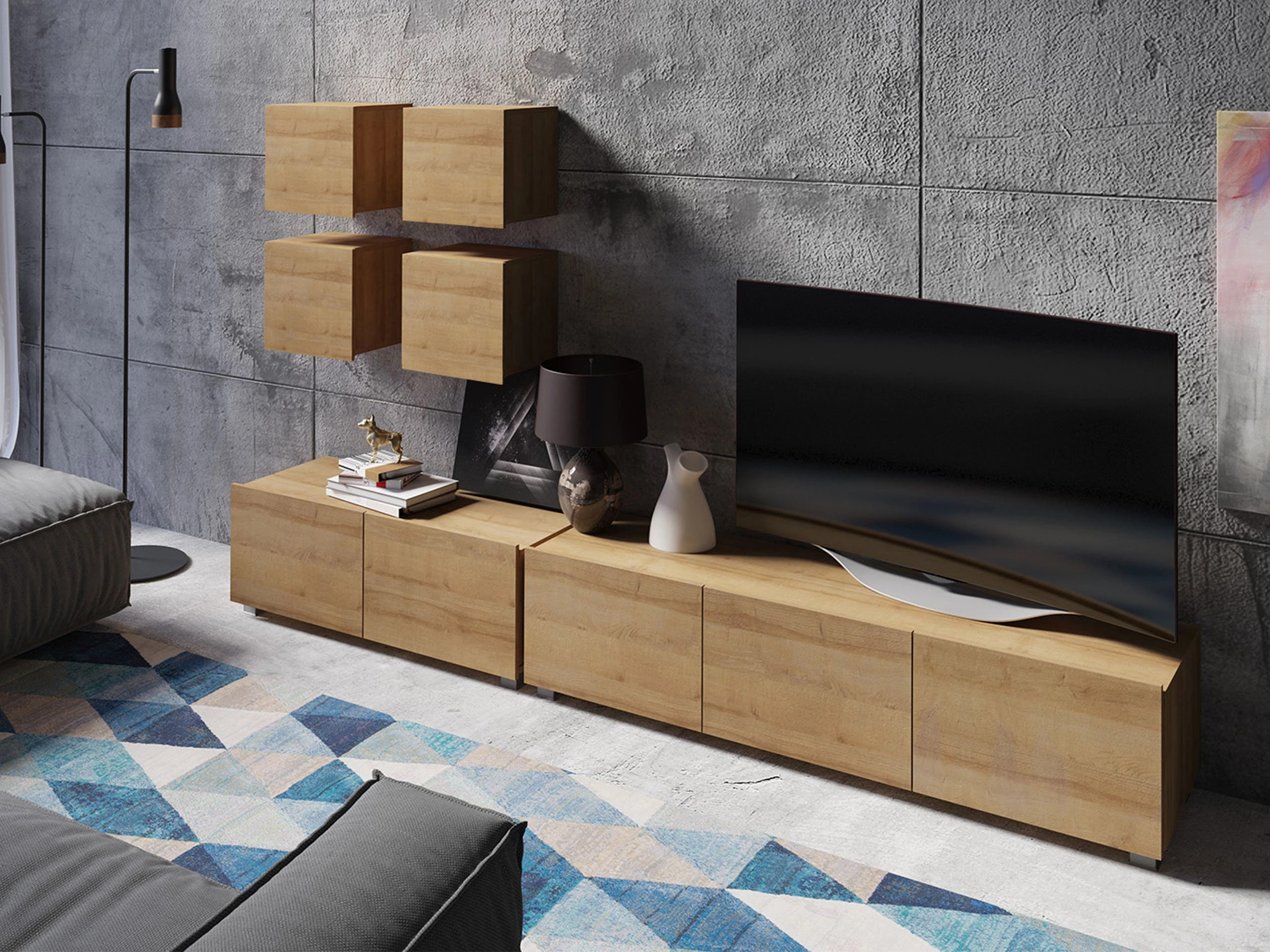 Living room set Remus XVIII (Golden oak)