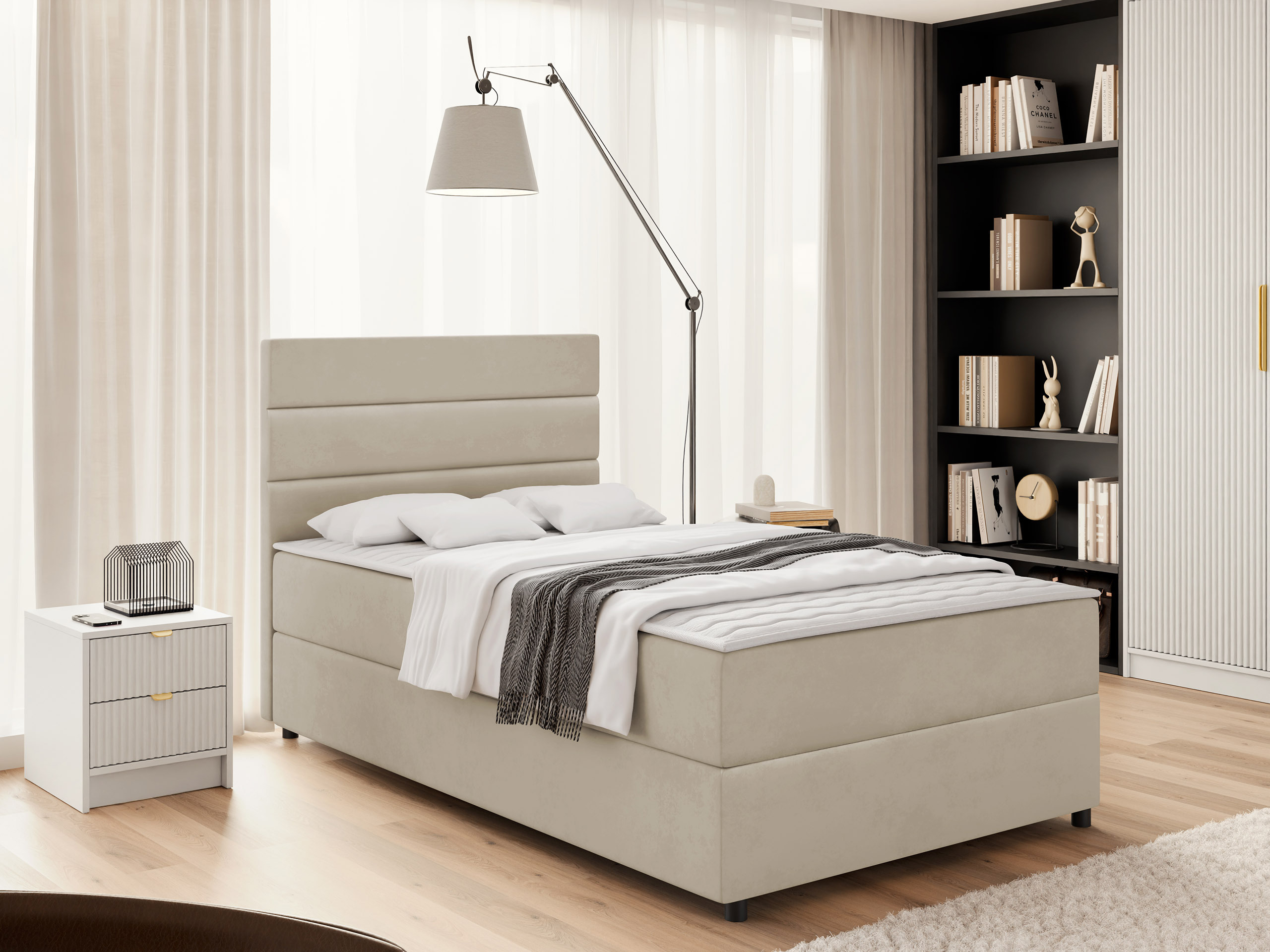 Continental bed Delphio (Manila 02)