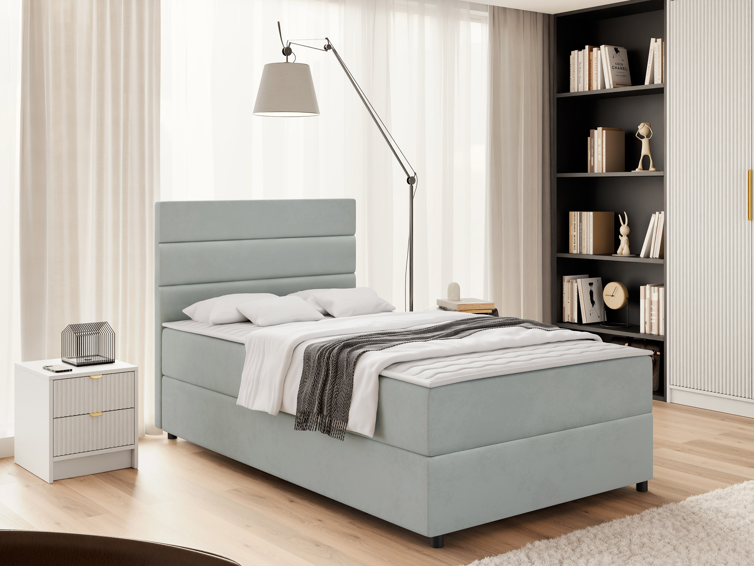 Continental bed Delphio (Manila 14)