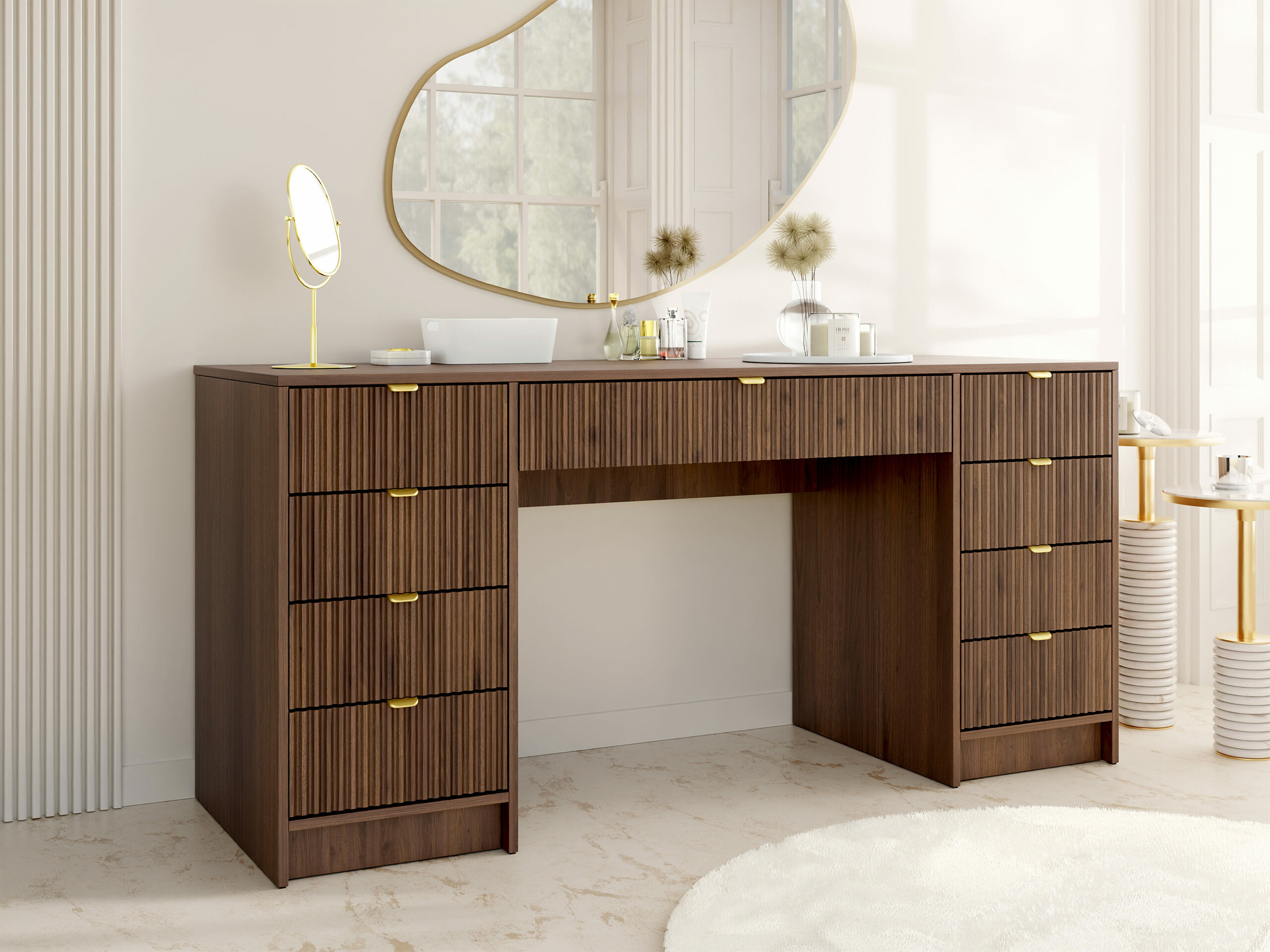 Desk Comfivo Papilio I (Walnut)