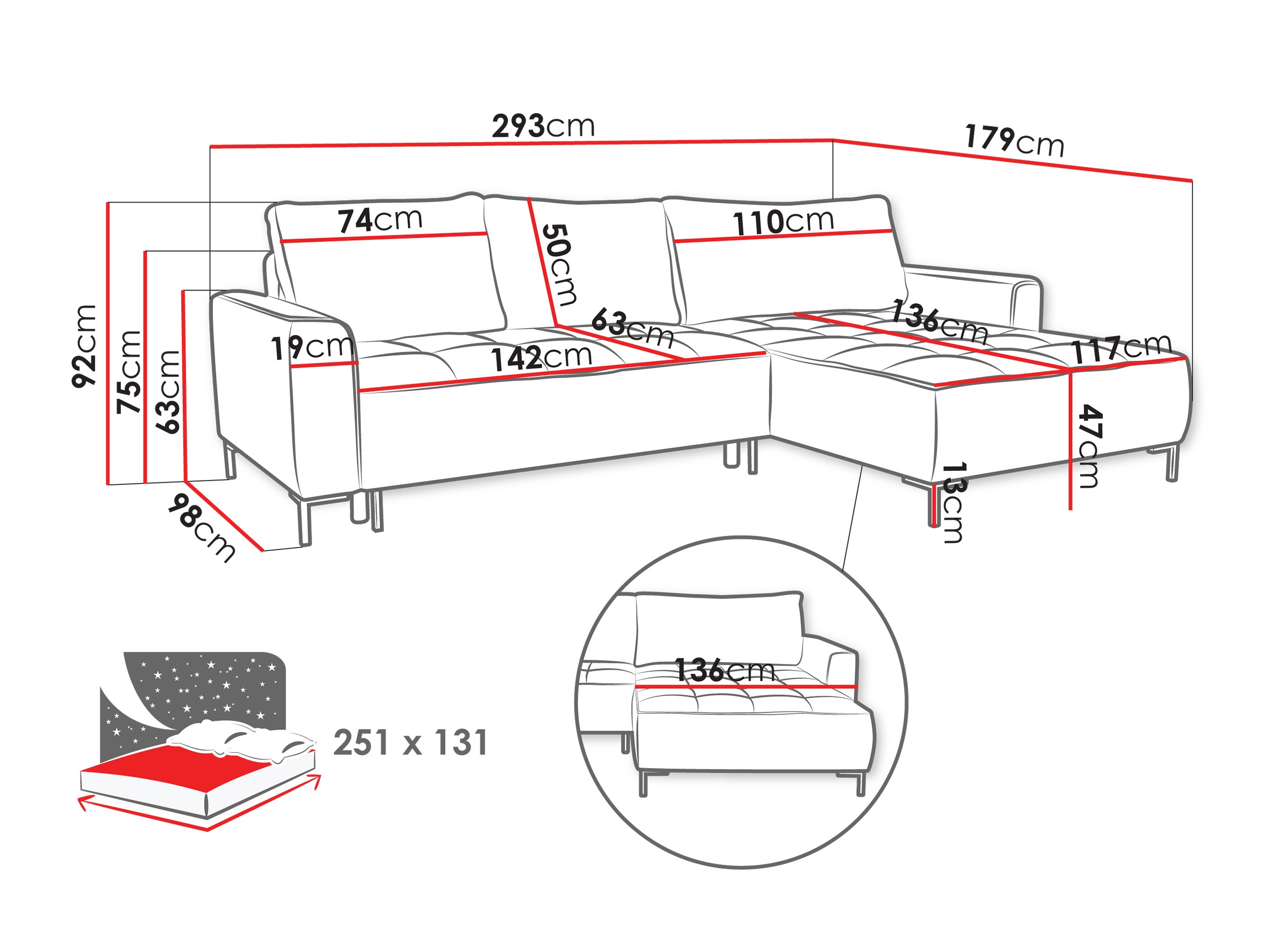Corner sofa TrendyNest Valetio (Genesis 02)