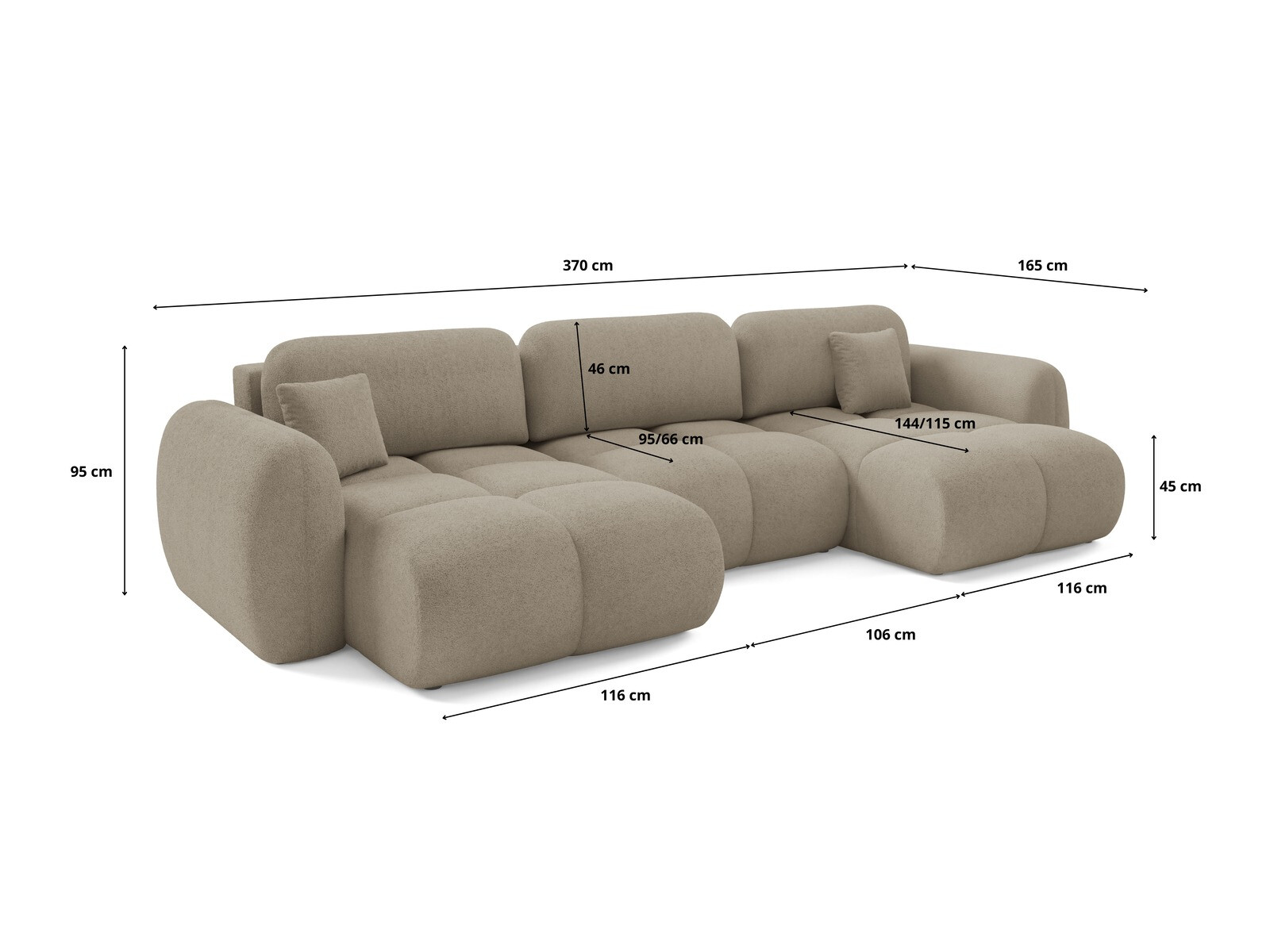 Corner sofa Franklin 213 (Quelle 100)