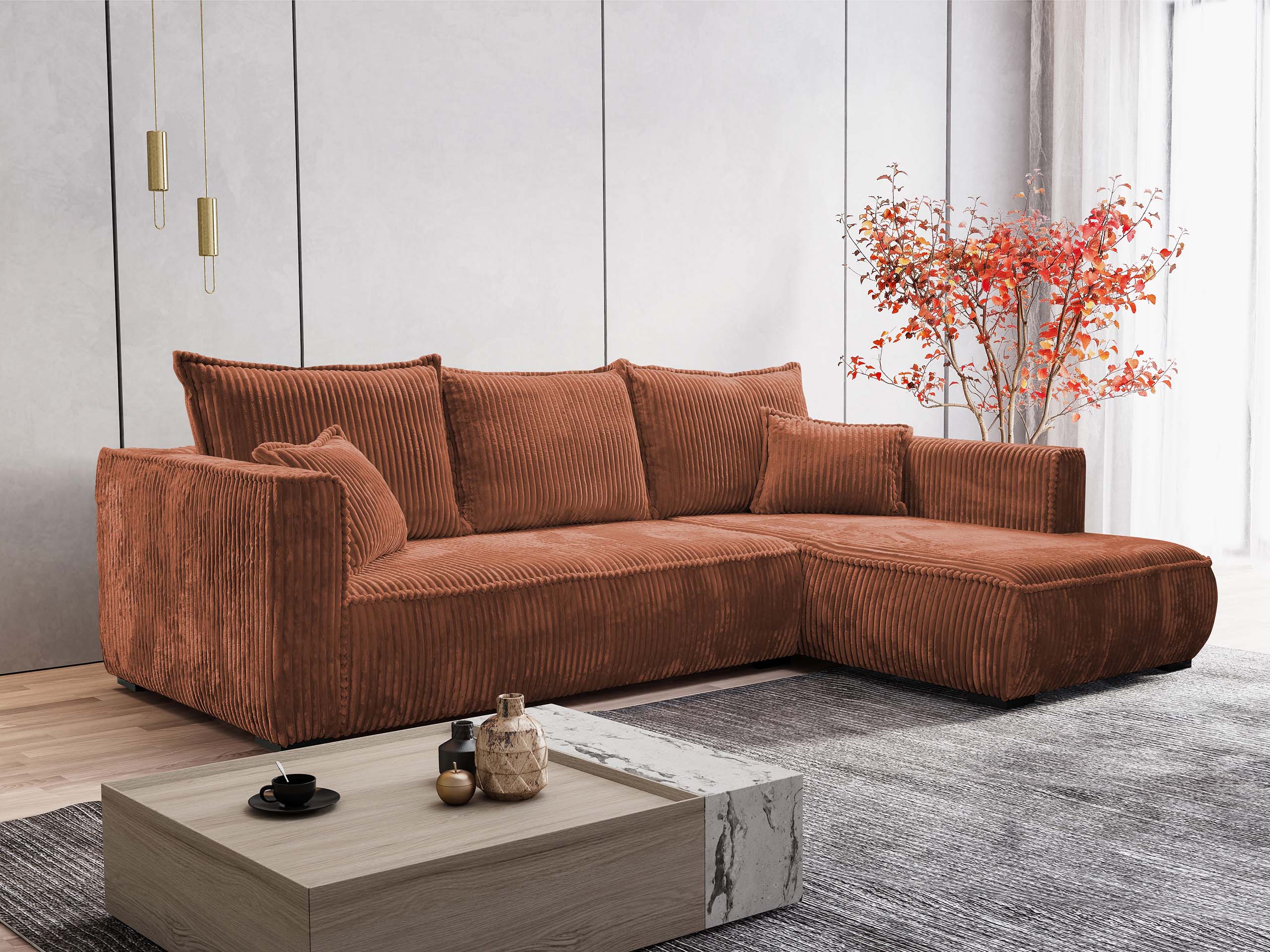 Corner sofa TrendyNest Circas (Tilia 52)