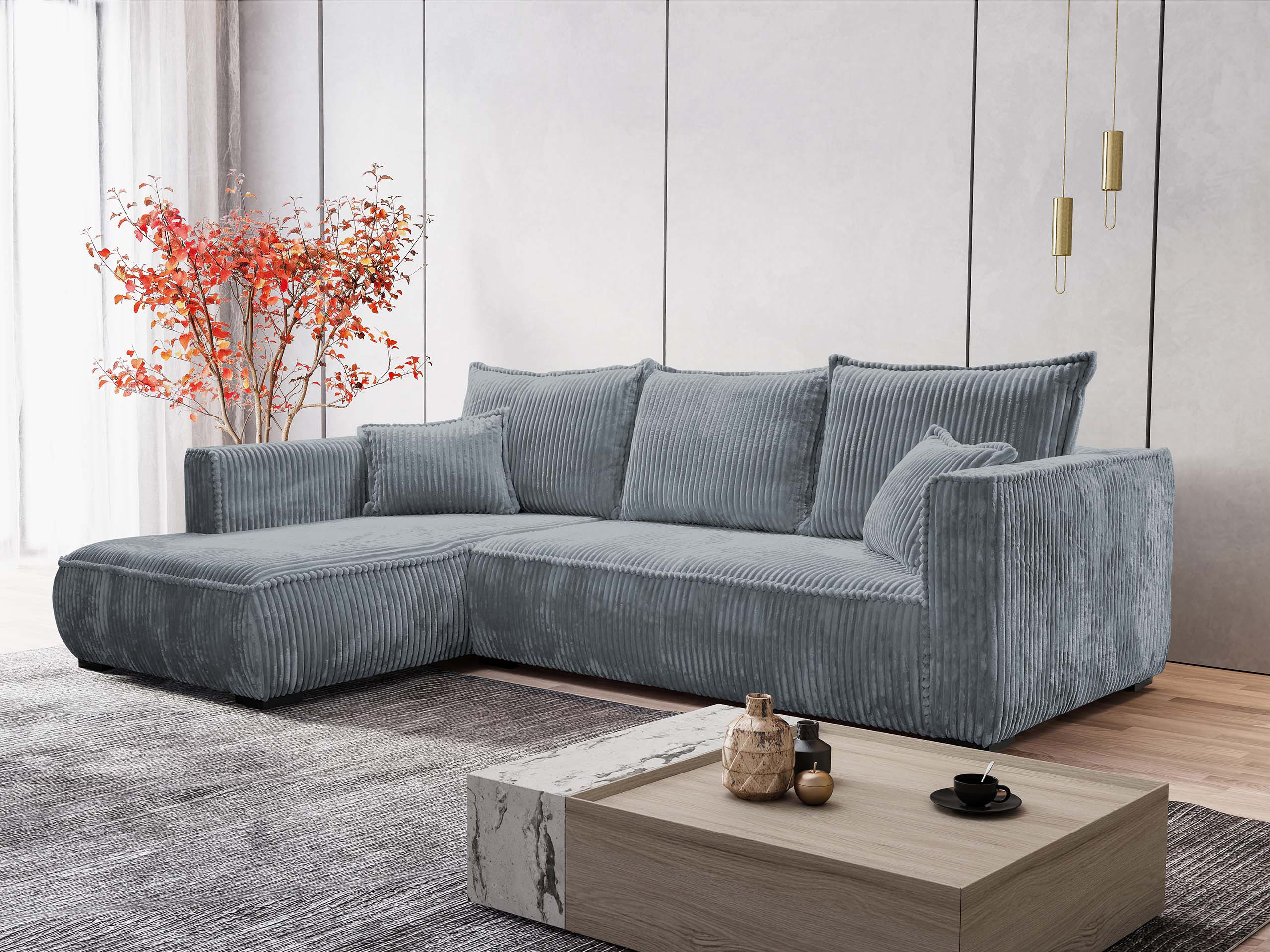 Corner sofa TrendyNest Circas (Tilia 85)