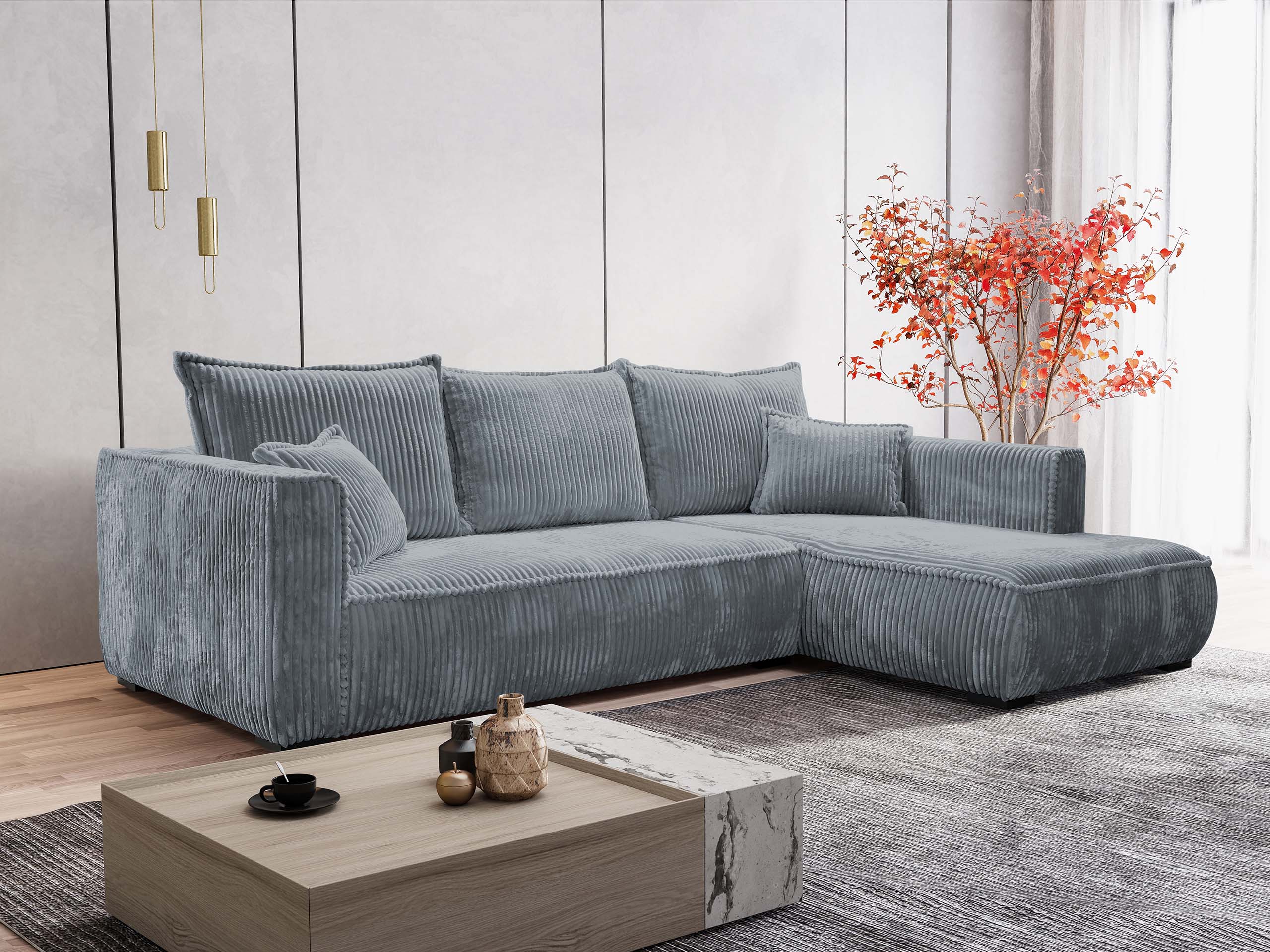 Corner sofa TrendyNest Circas (Tilia 85)