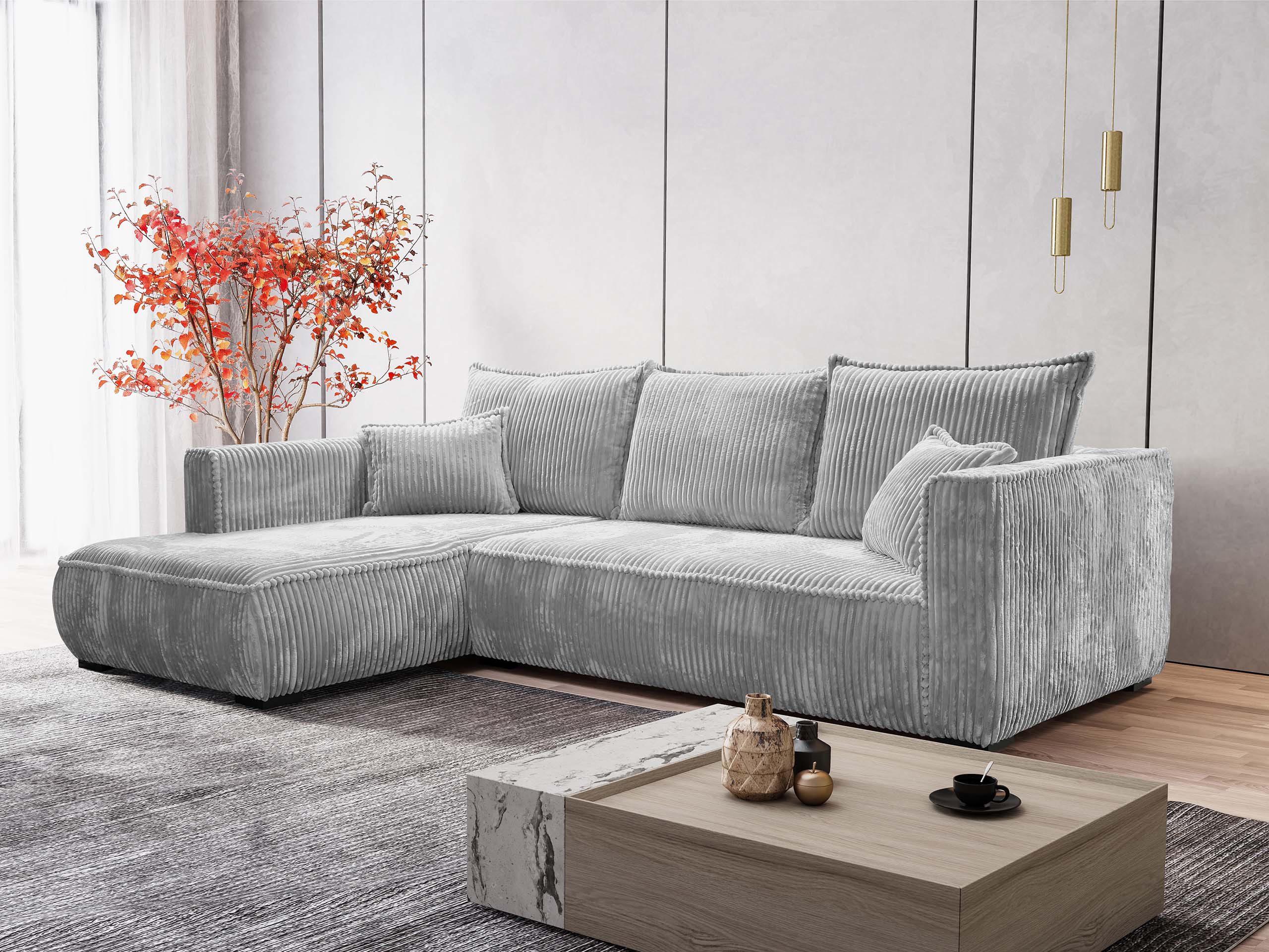 Corner sofa TrendyNest Circas (Tilia 86)
