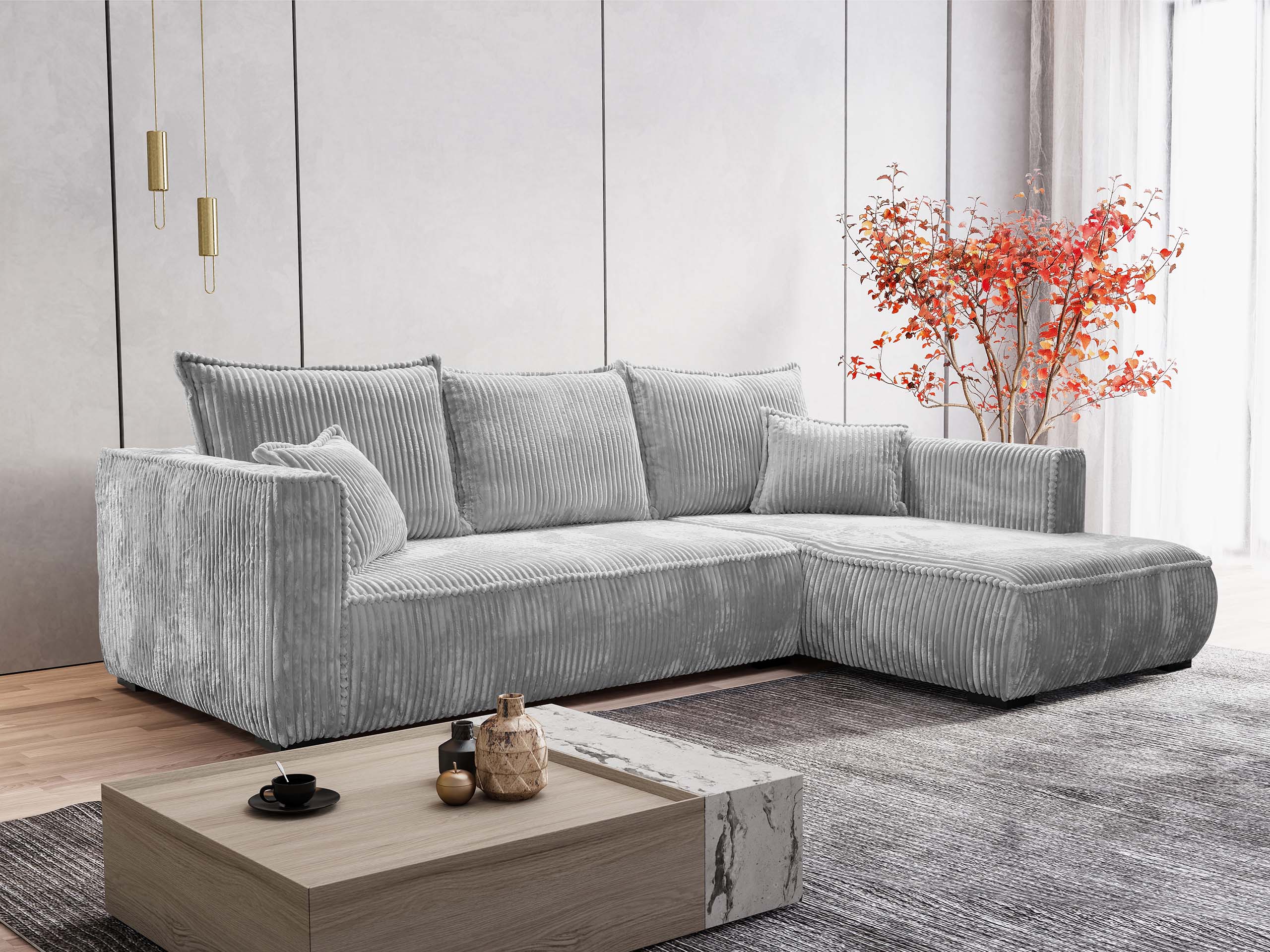 Corner sofa TrendyNest Circas (Tilia 86)