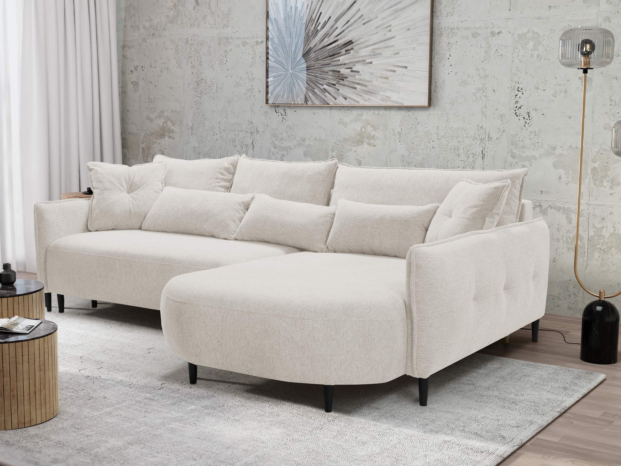 Corner sofa TrendyNest Prunal (Glow 01)