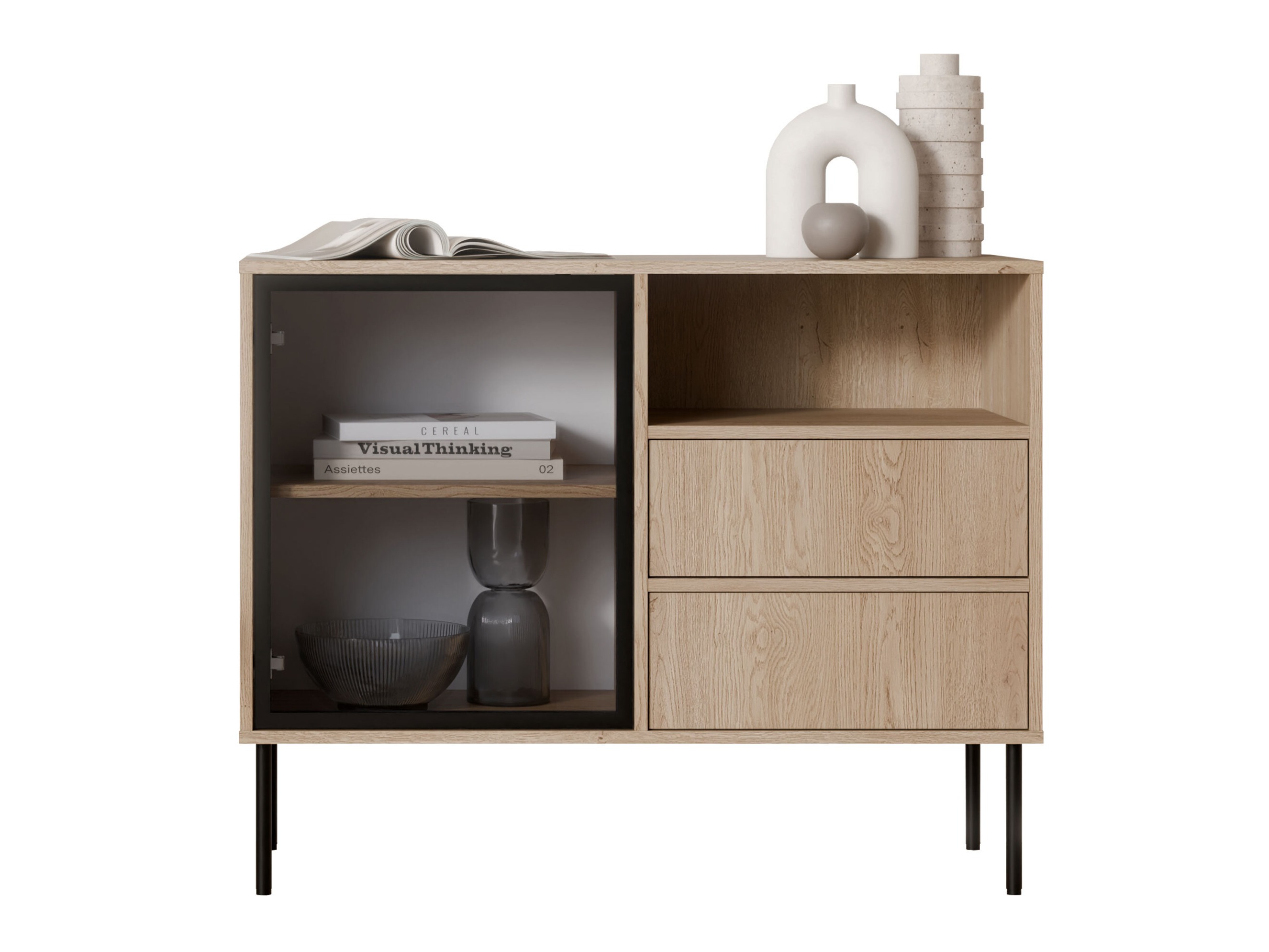 Chest of drawers Merevai 100 (Oak)