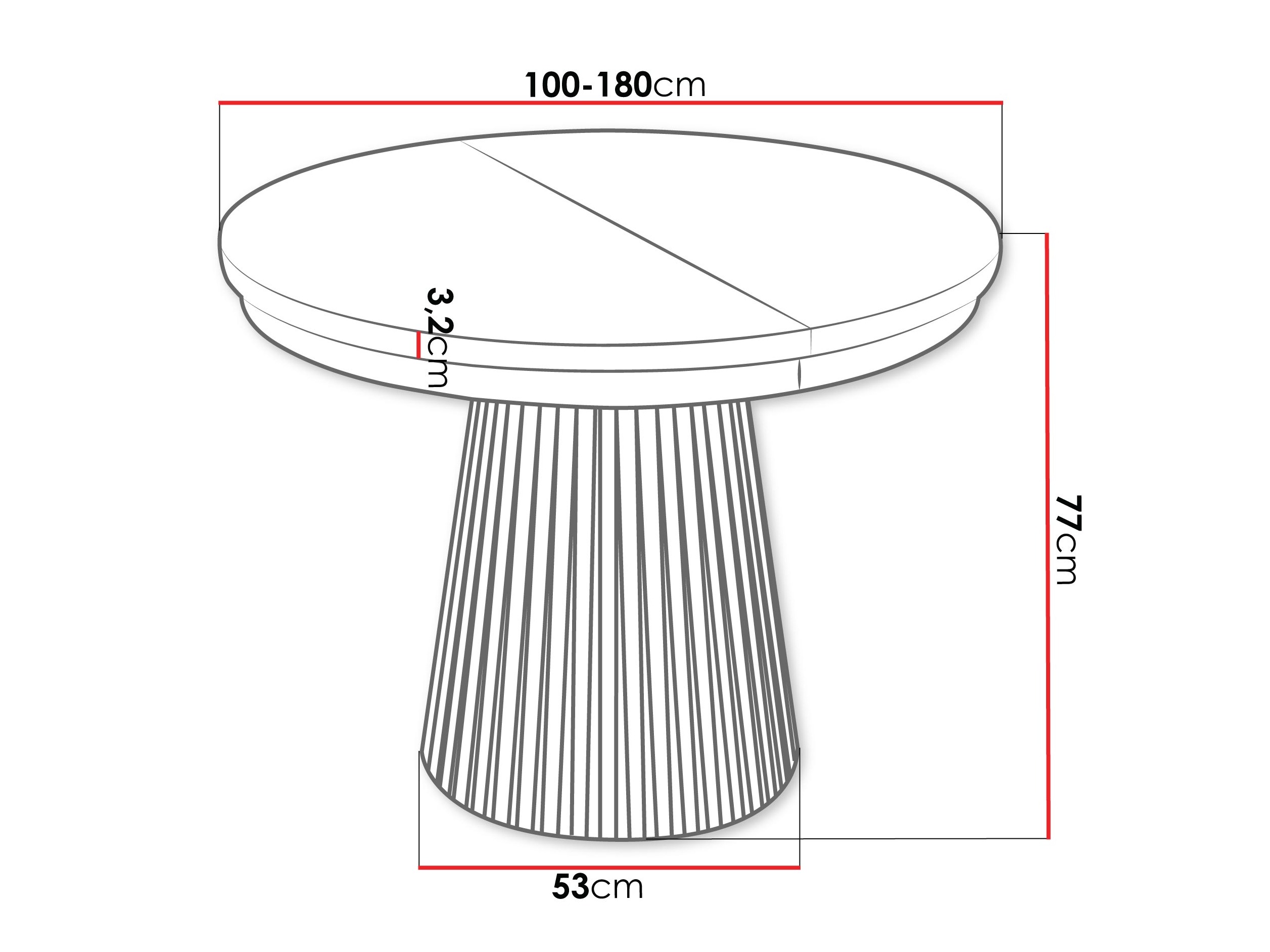 Table Stanton 151 (White)