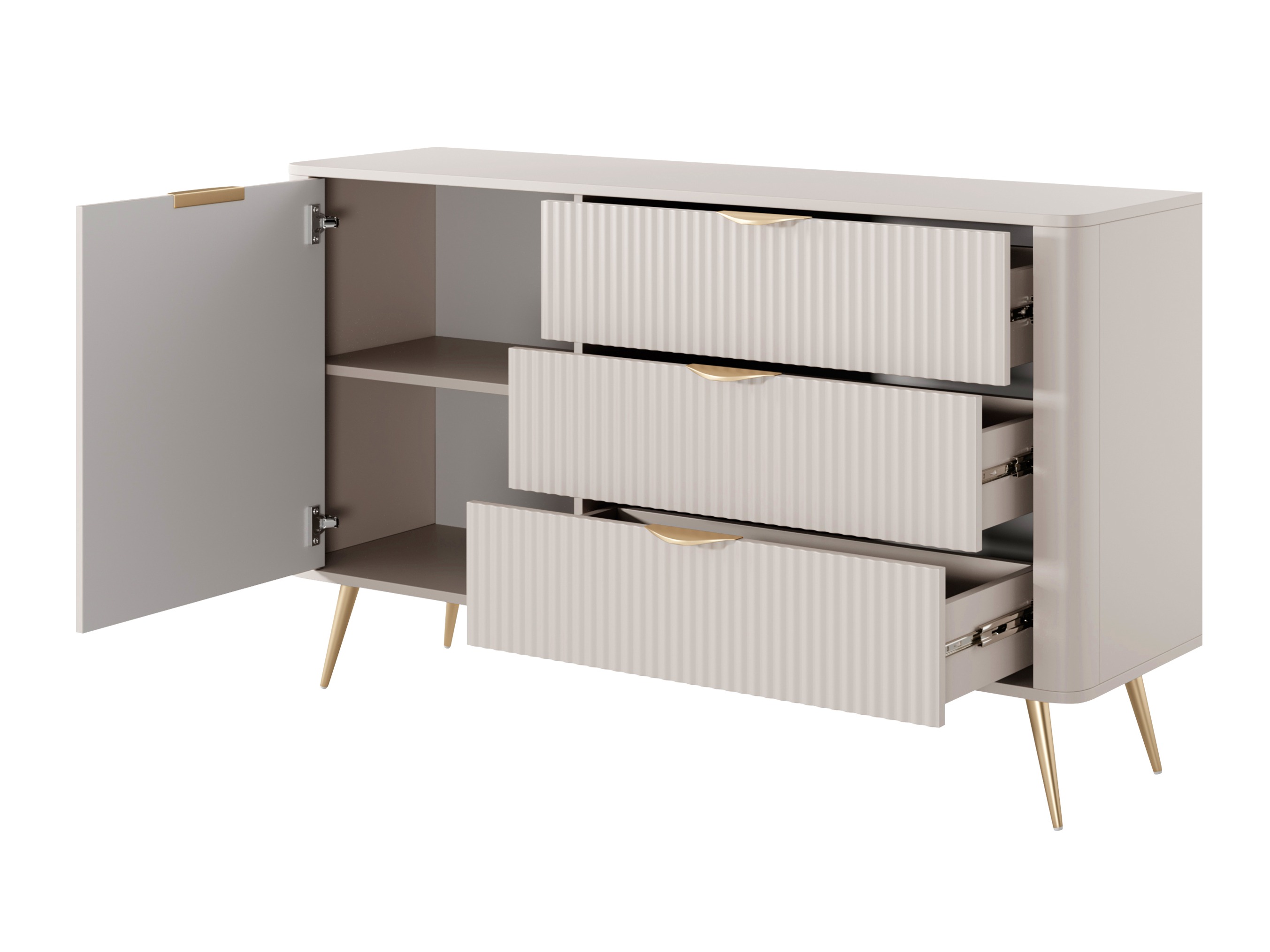 Chest of drawers Lectum (Beige)