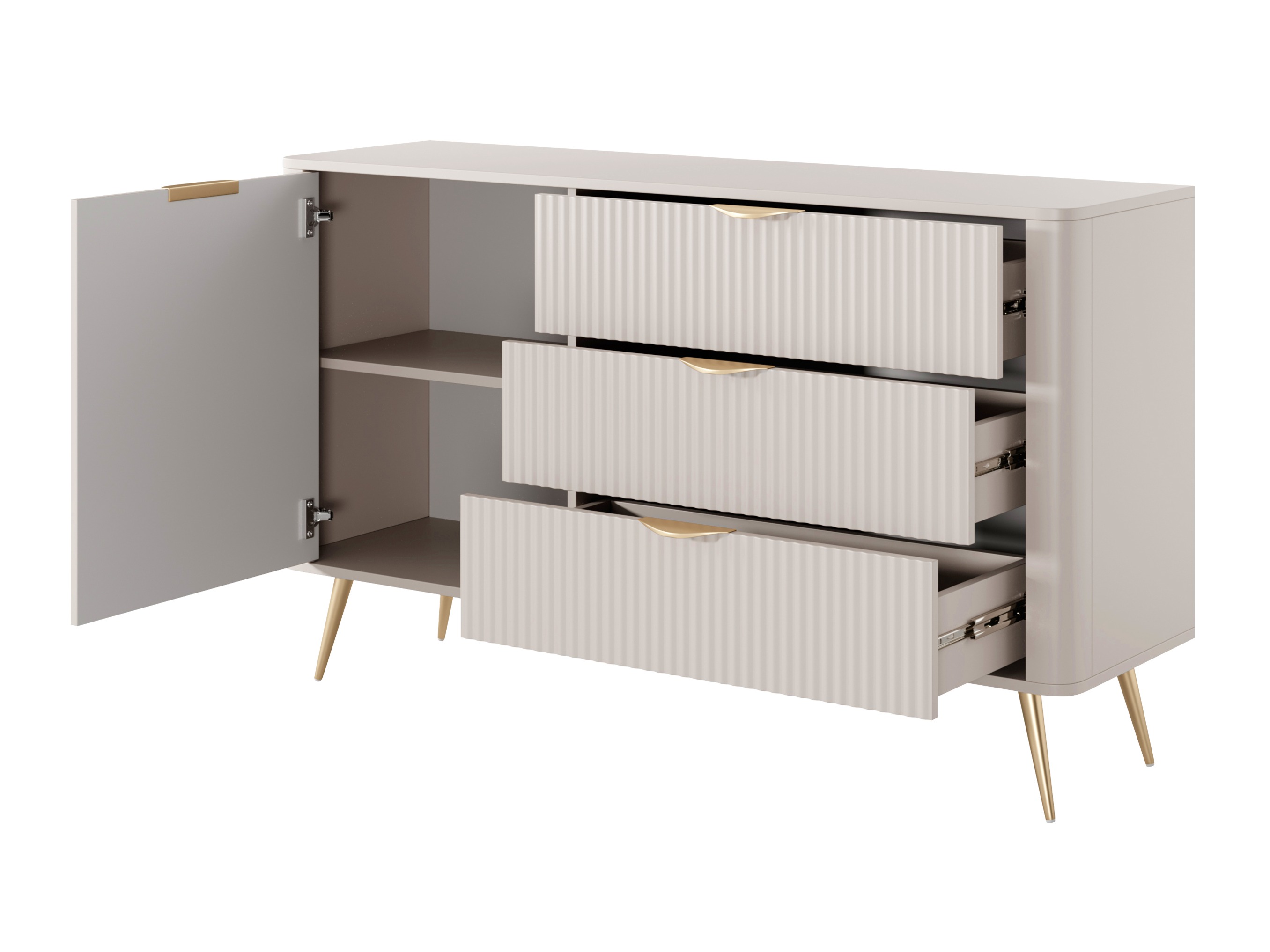 Chest of drawers Lectum (Graphite)