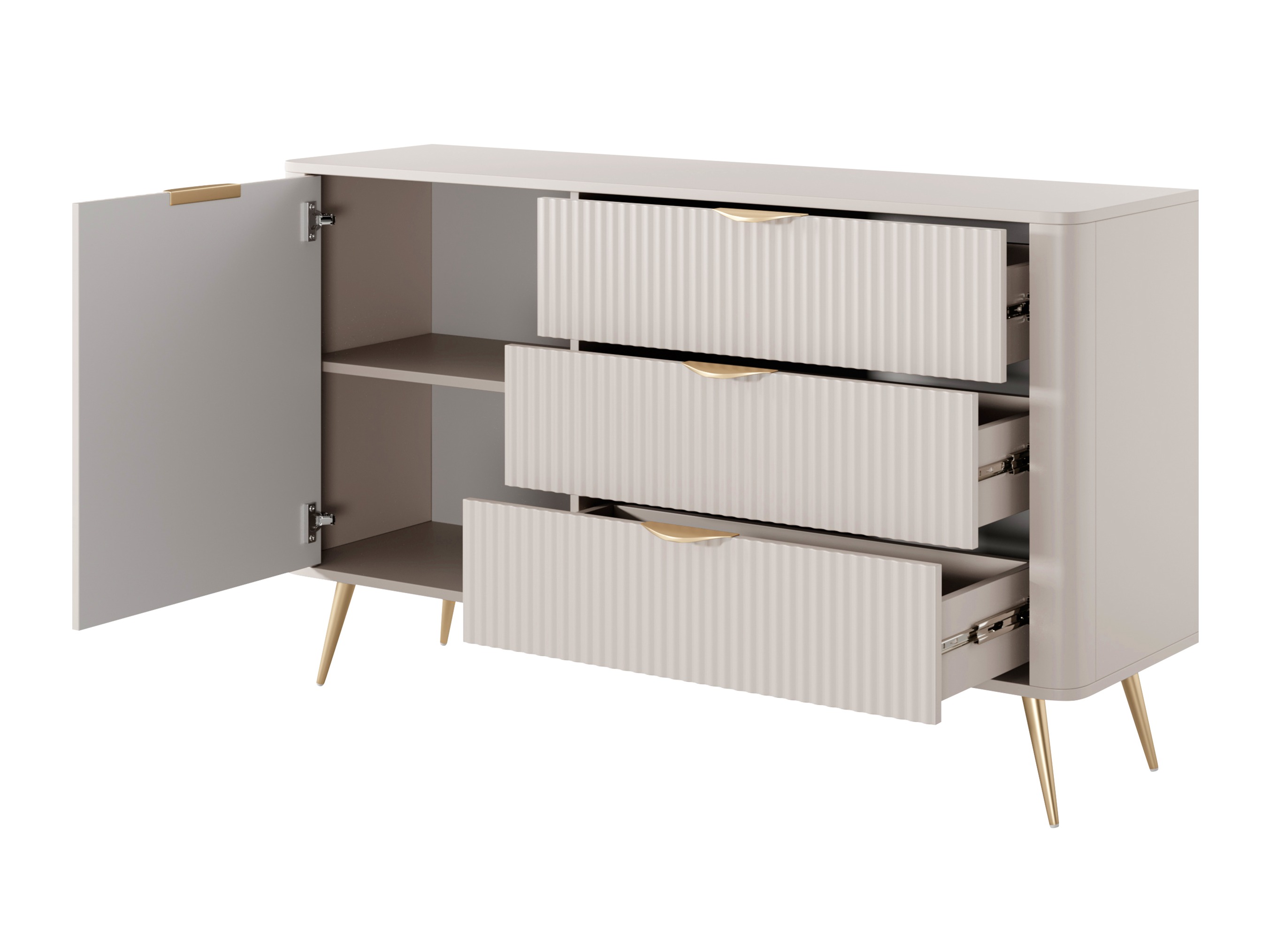Chest of drawers Lectum (White)