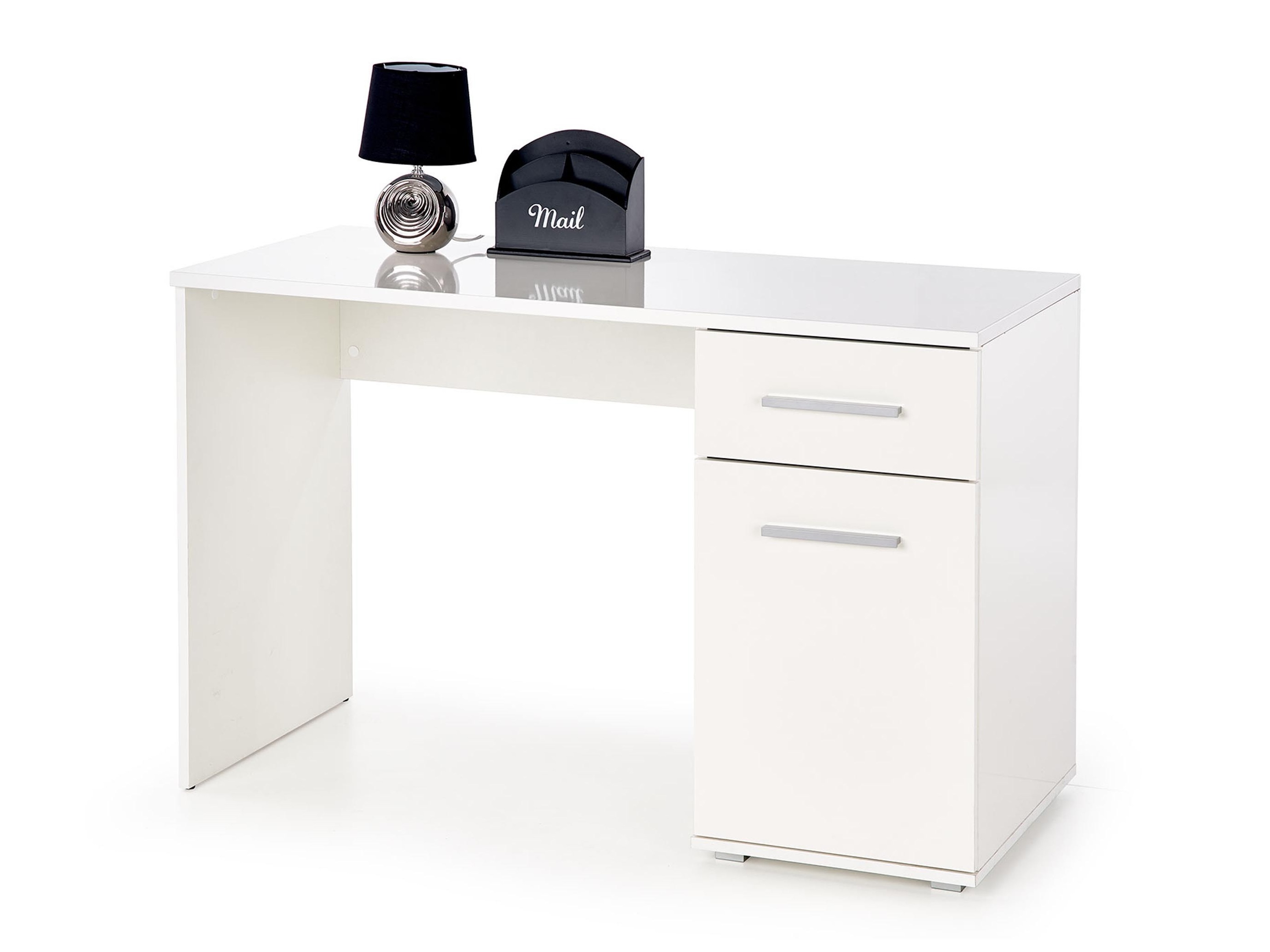 Desk Cirveso 114 (White + Glossy white)