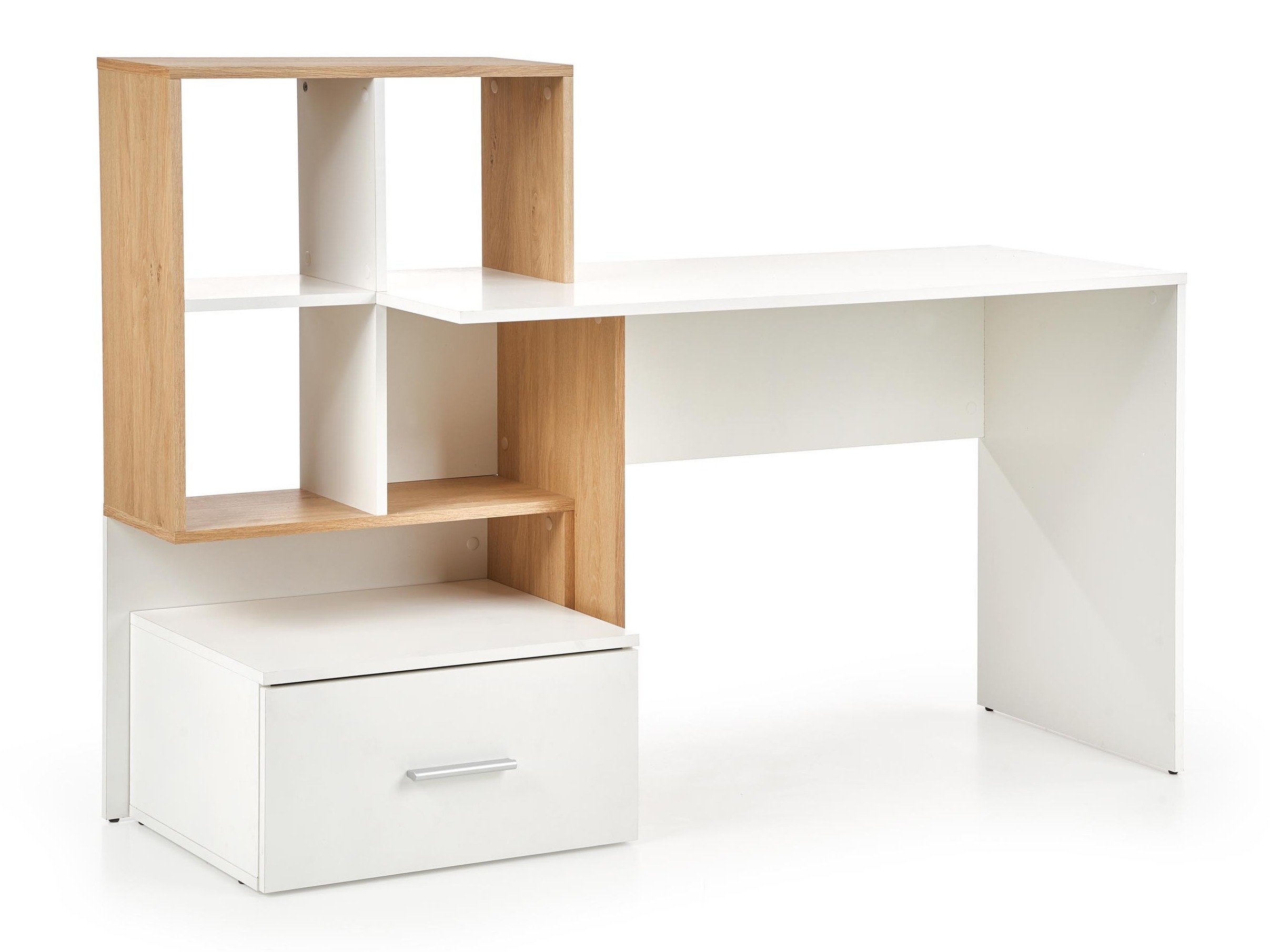 Desk Houston 826 (White + Golden oak)