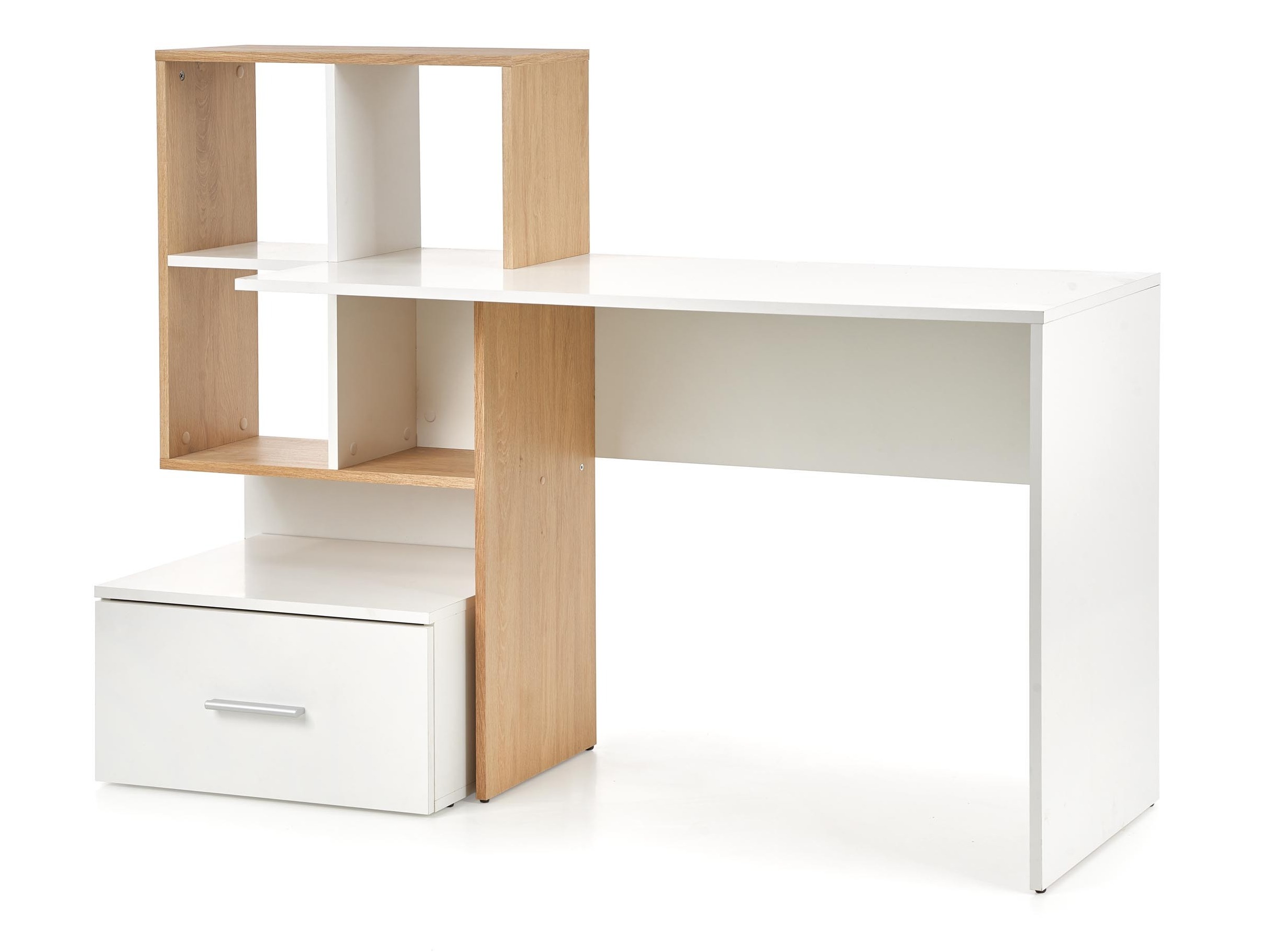 Desk Houston 826 (White + Golden oak)
