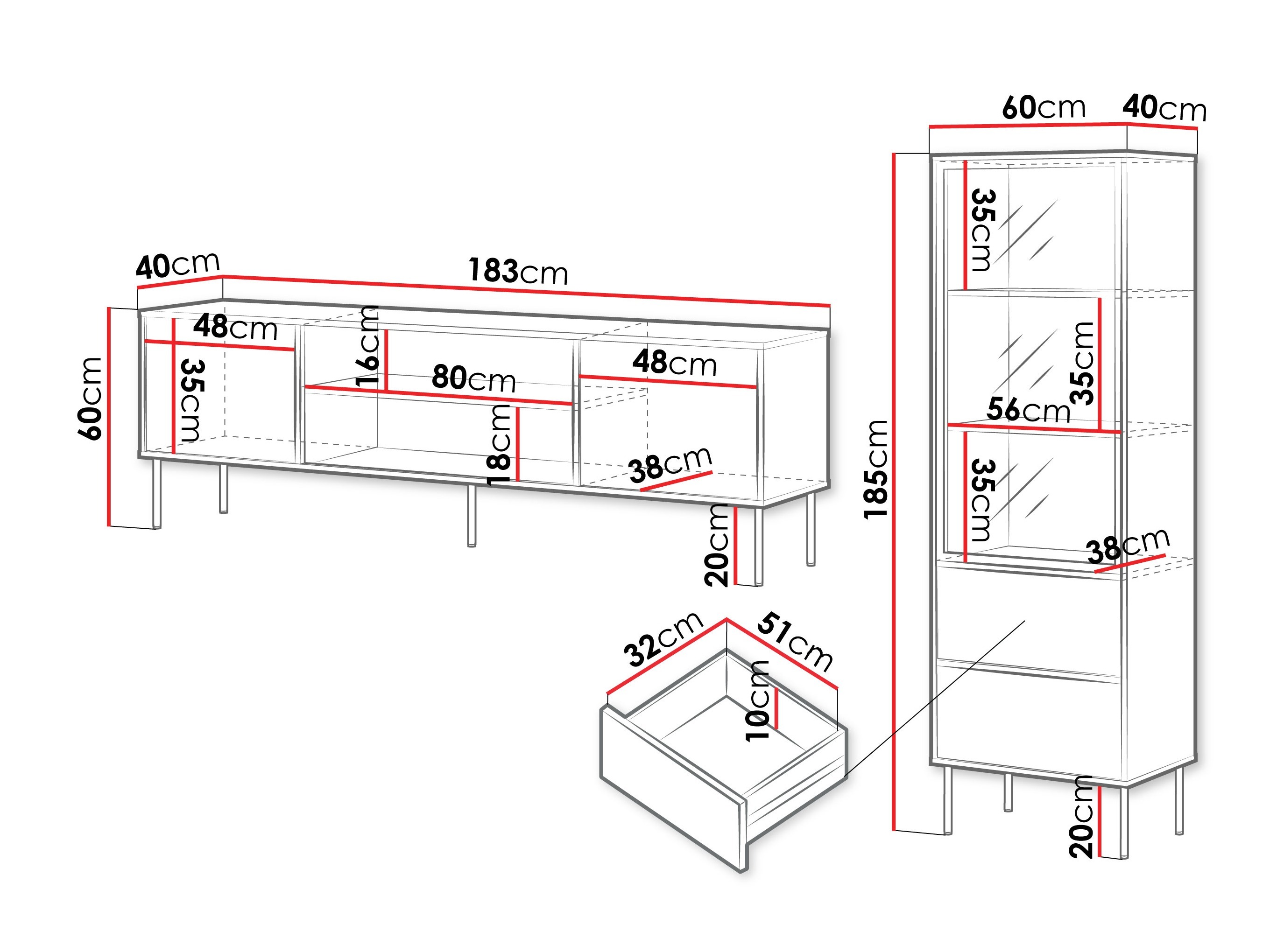 Living room set Merevai 107 (Cashmere)