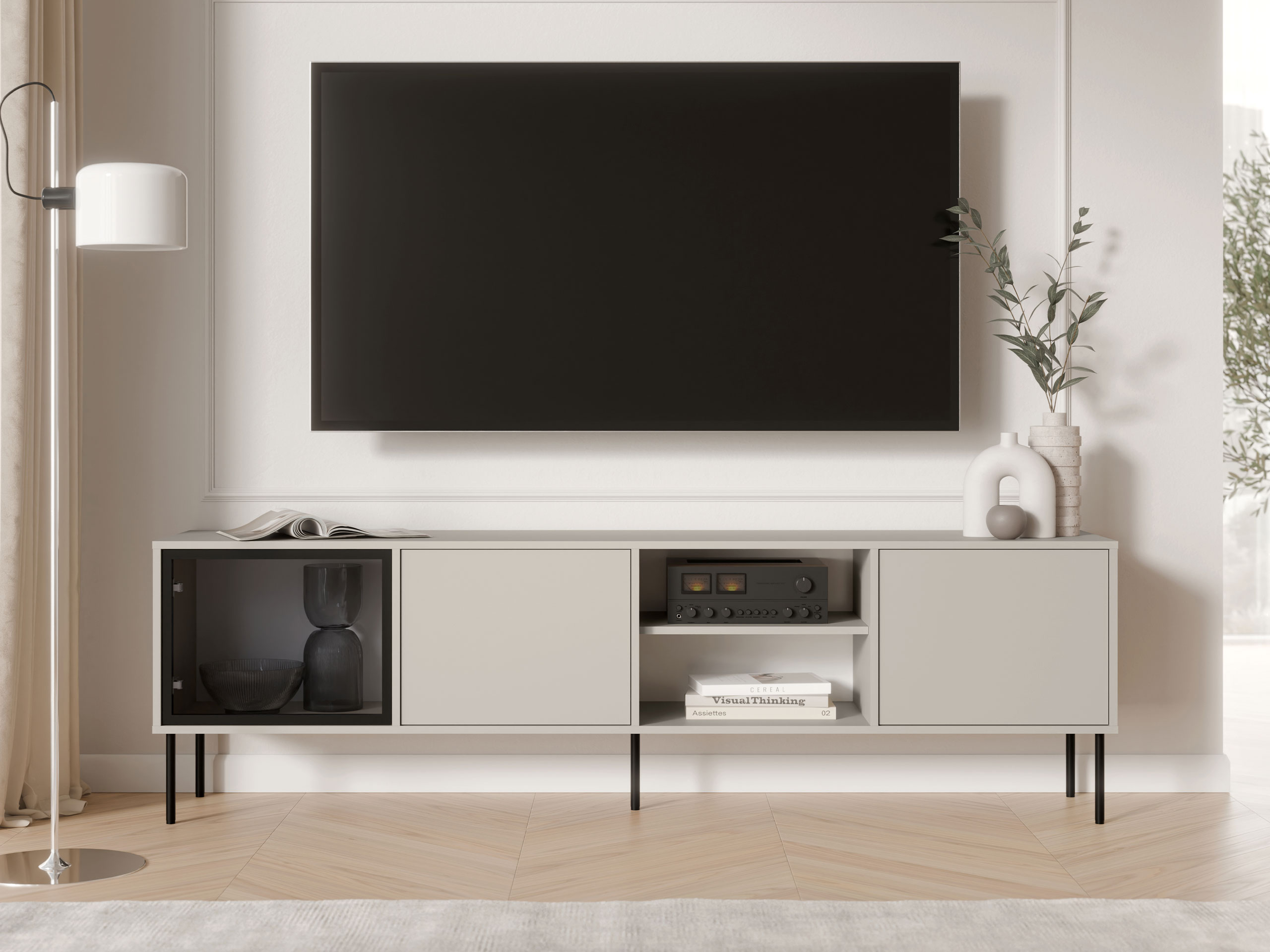 TV stand Merevai 103 (Cashmere)